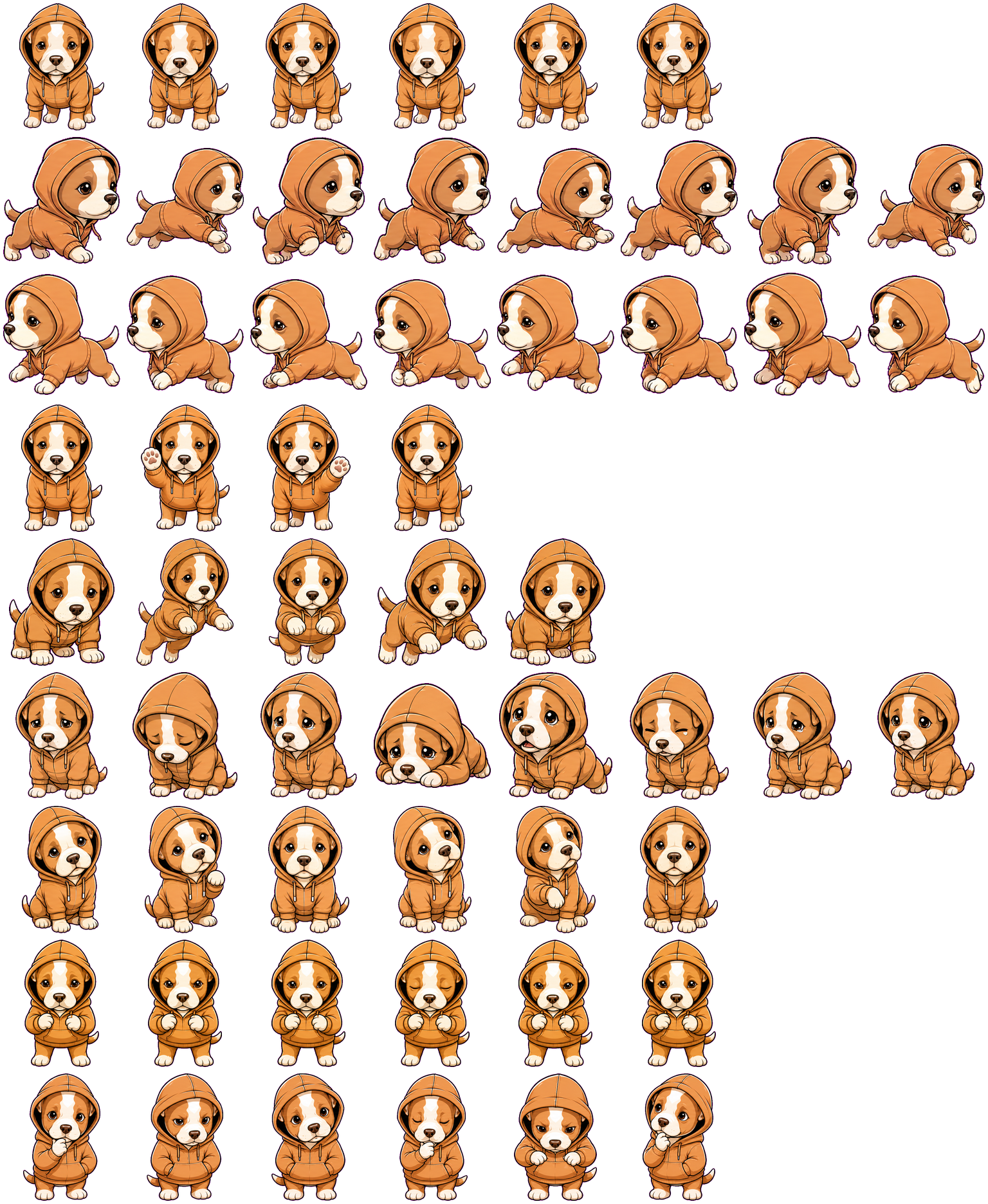 Pitty Pup animated desktop pet preview for Codex Pet