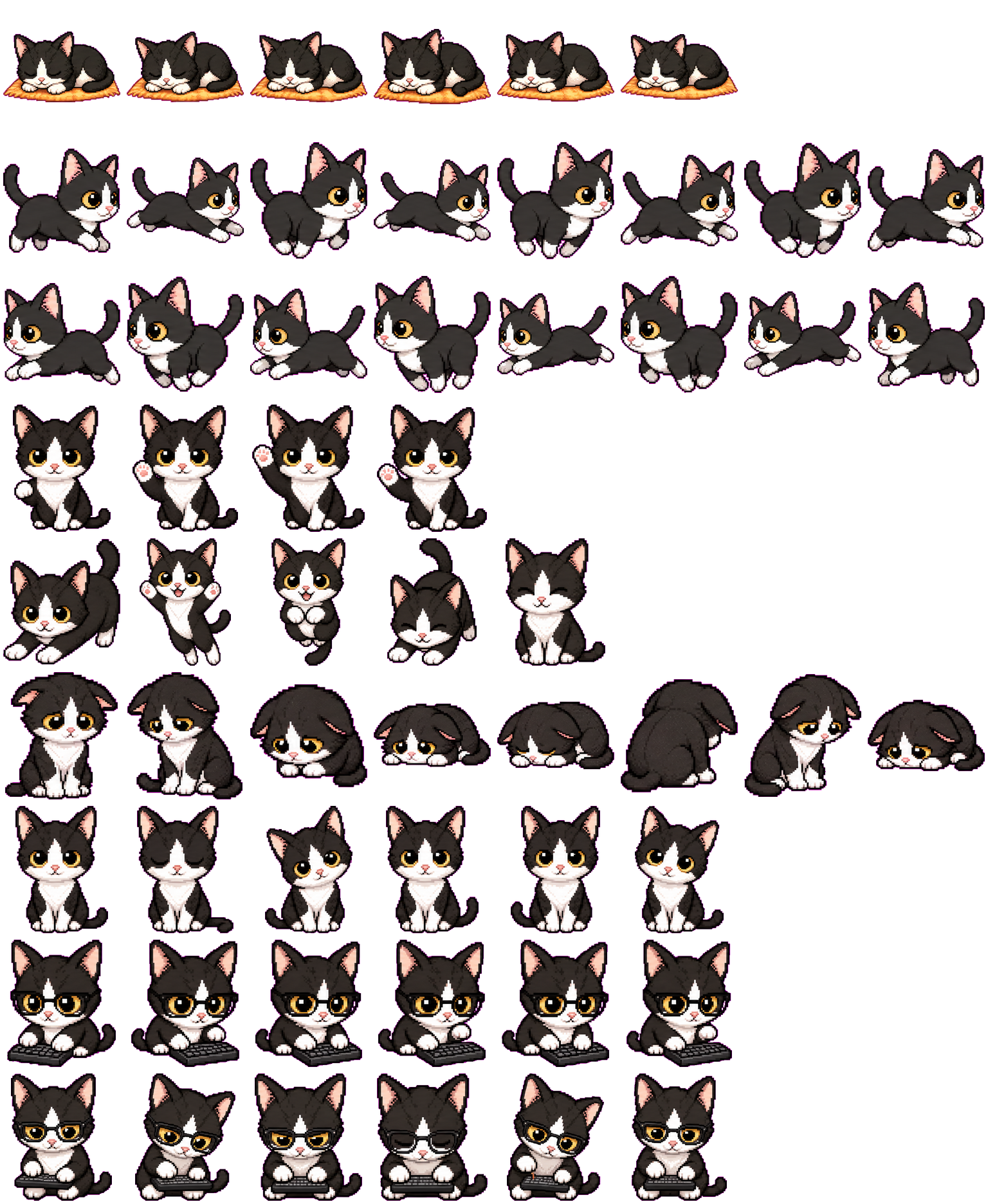 Pixel Spectacles animated desktop pet preview for Codex Pet