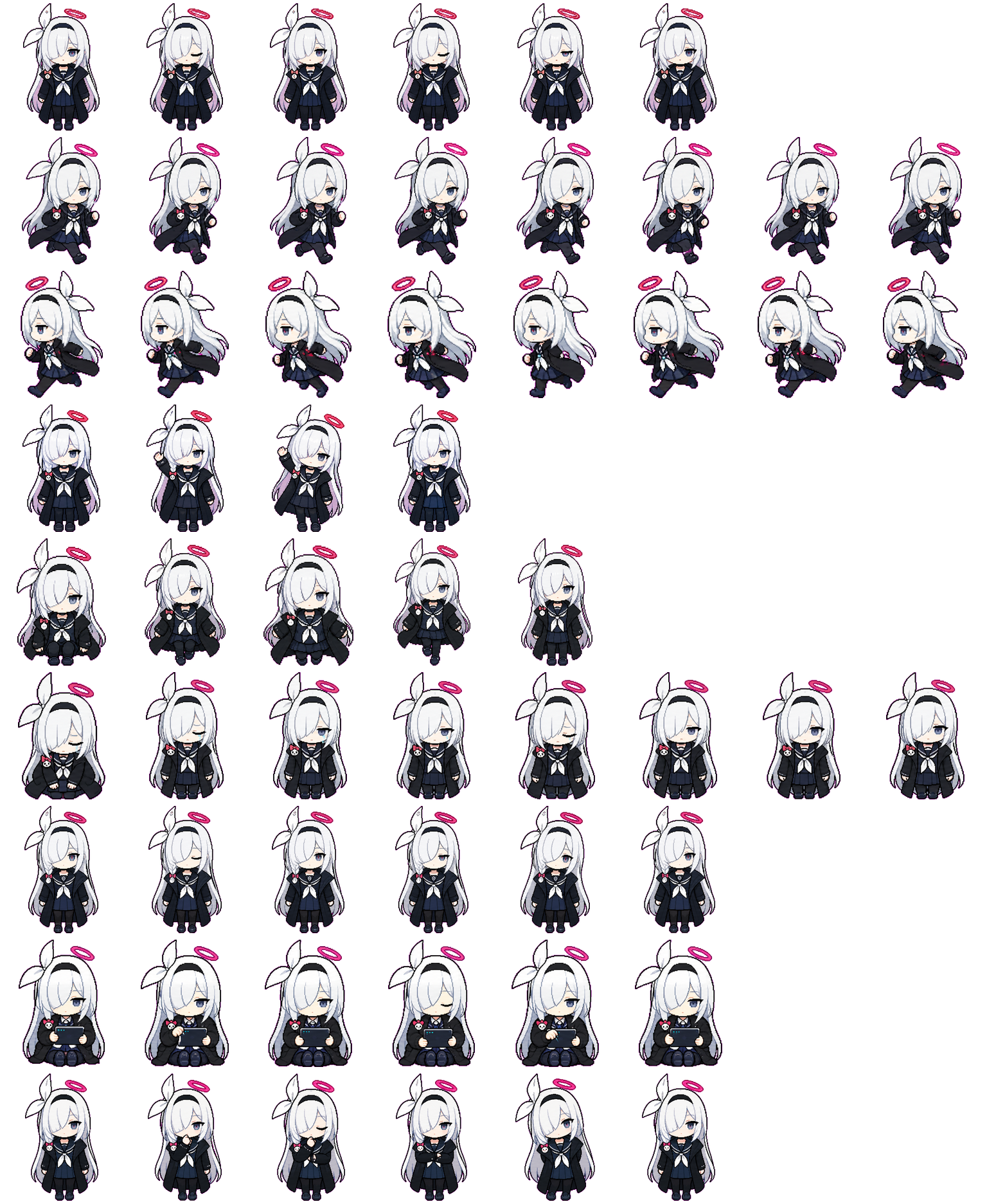 Plana spritesheet preview