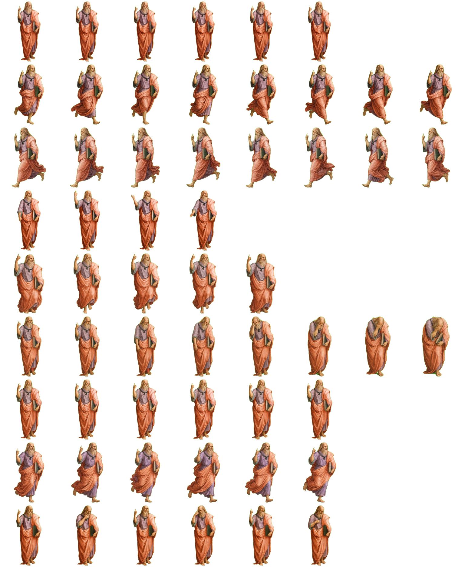 Plato spritesheet preview