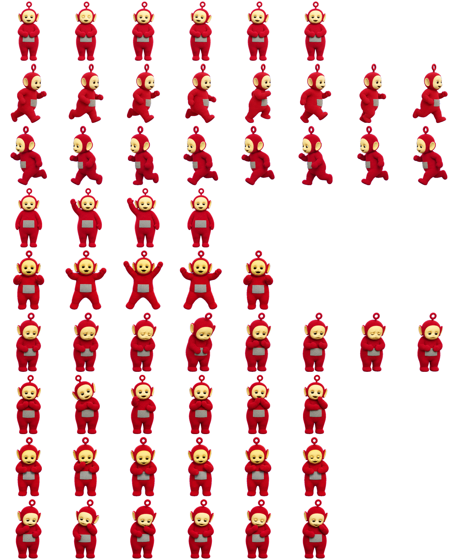 Po (Teletubby) animated desktop pet preview for Codex Pet