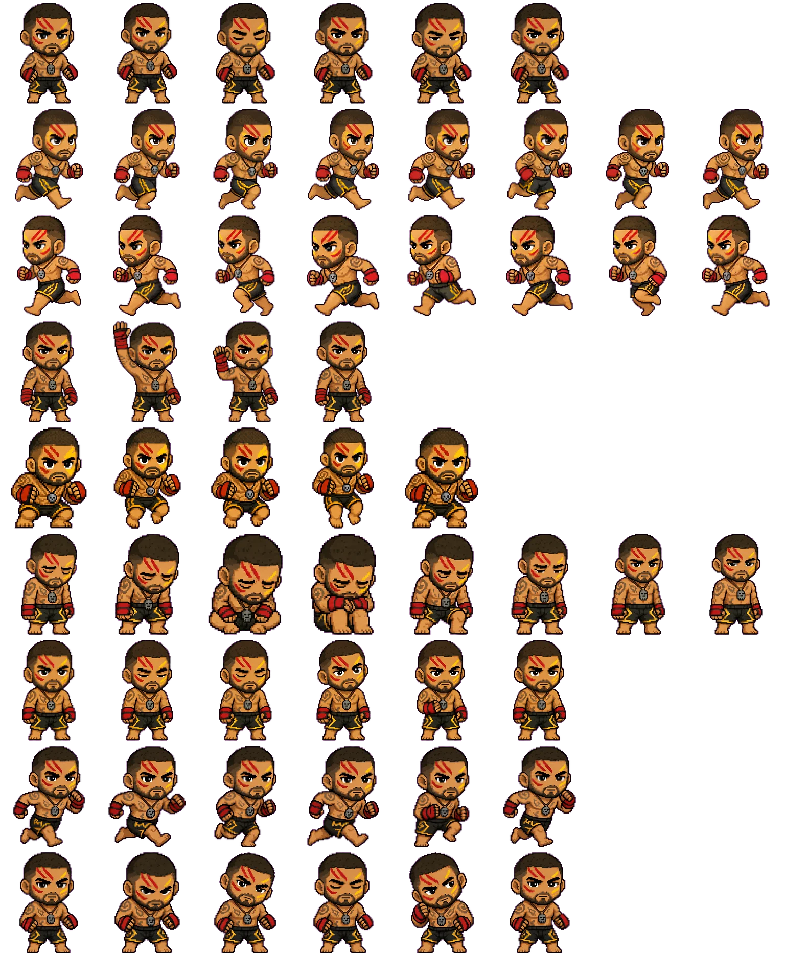 Poatan spritesheet preview