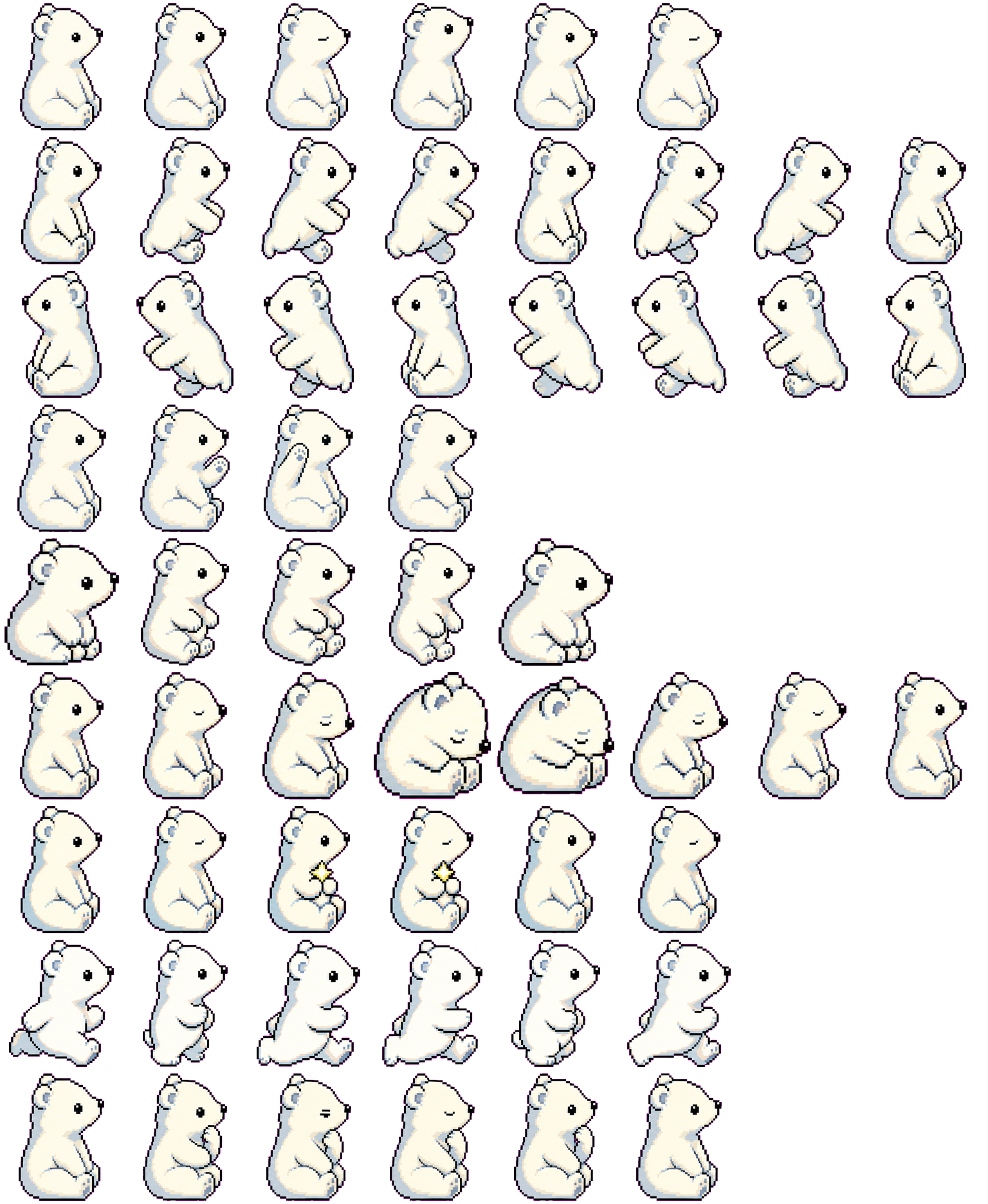 Polaris spritesheet preview
