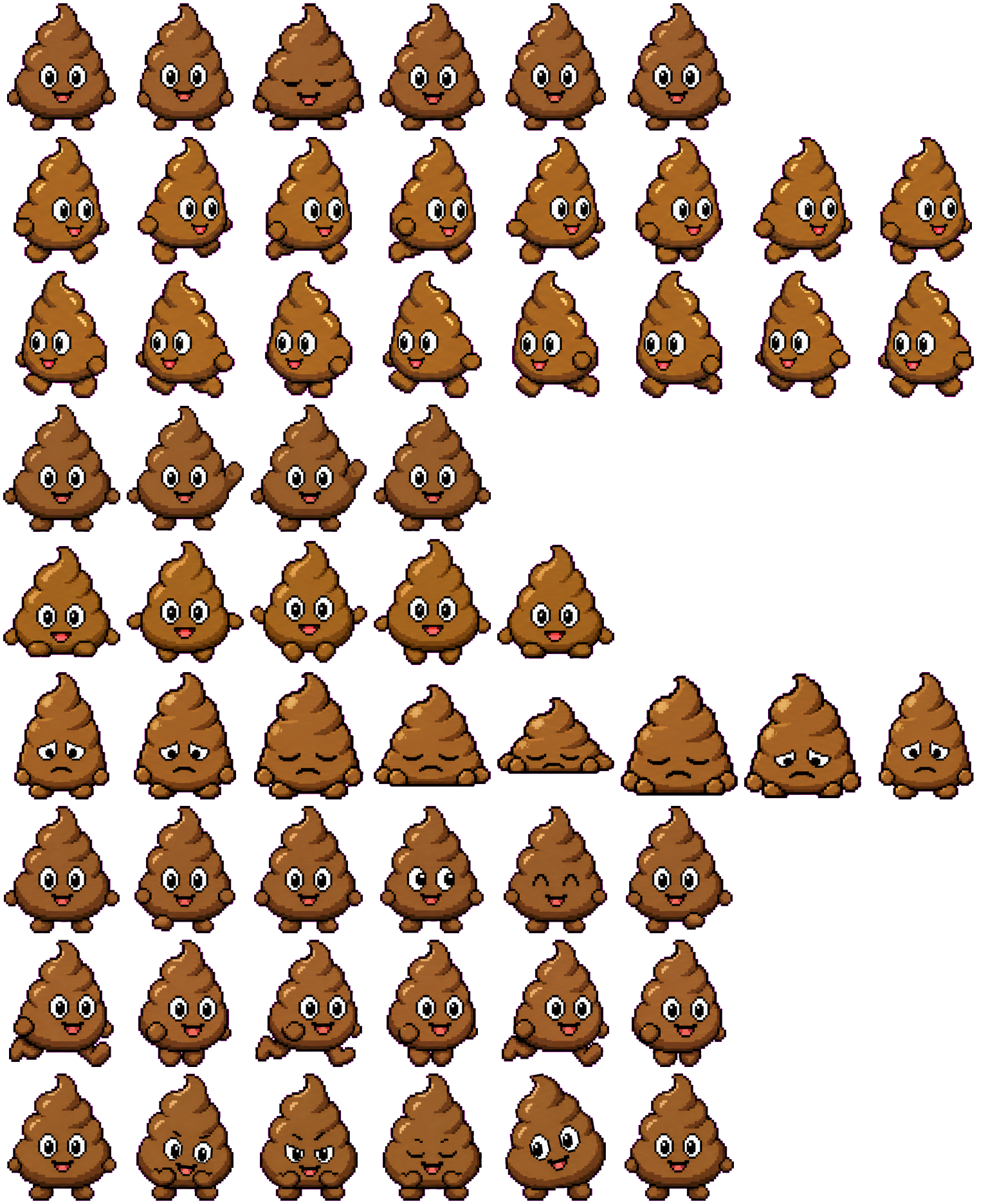 Poopy spritesheet preview