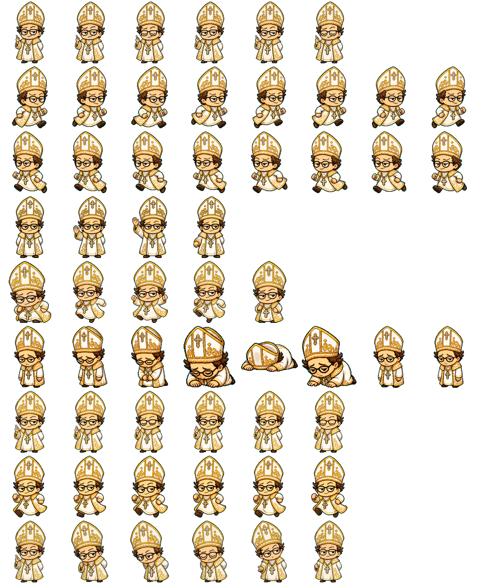 Pope Amodei spritesheet preview