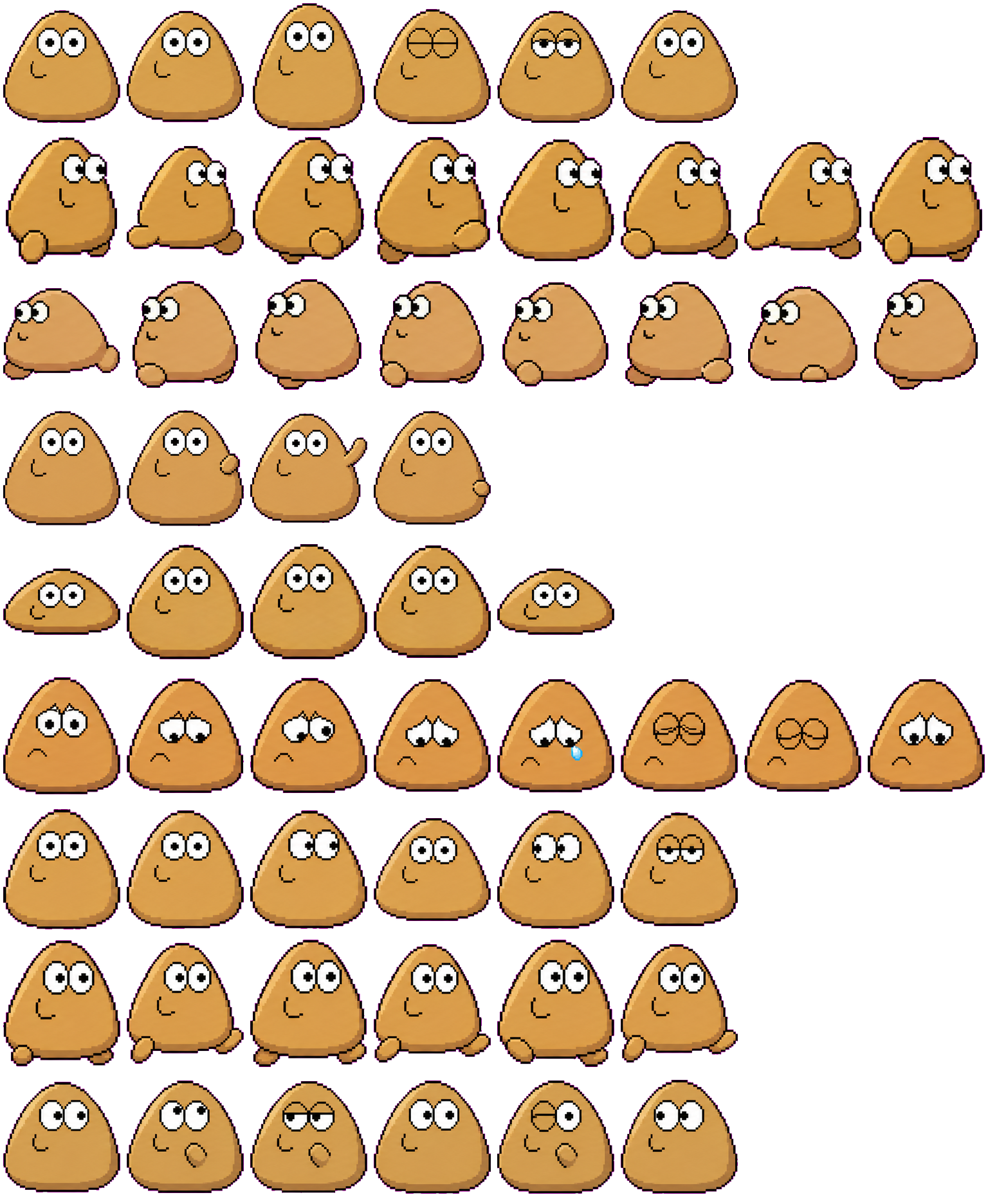 Pou spritesheet preview