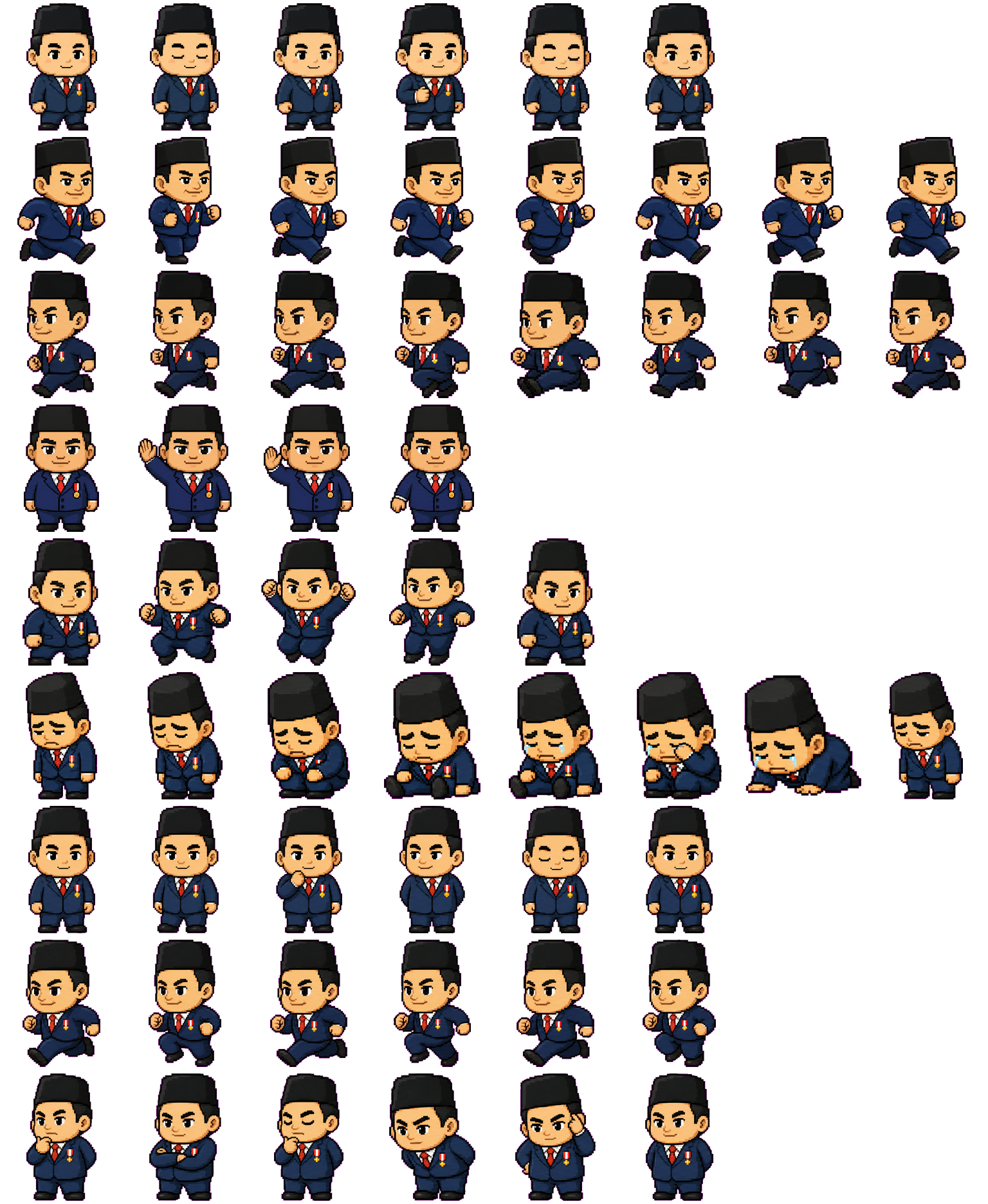 Prabowo spritesheet preview