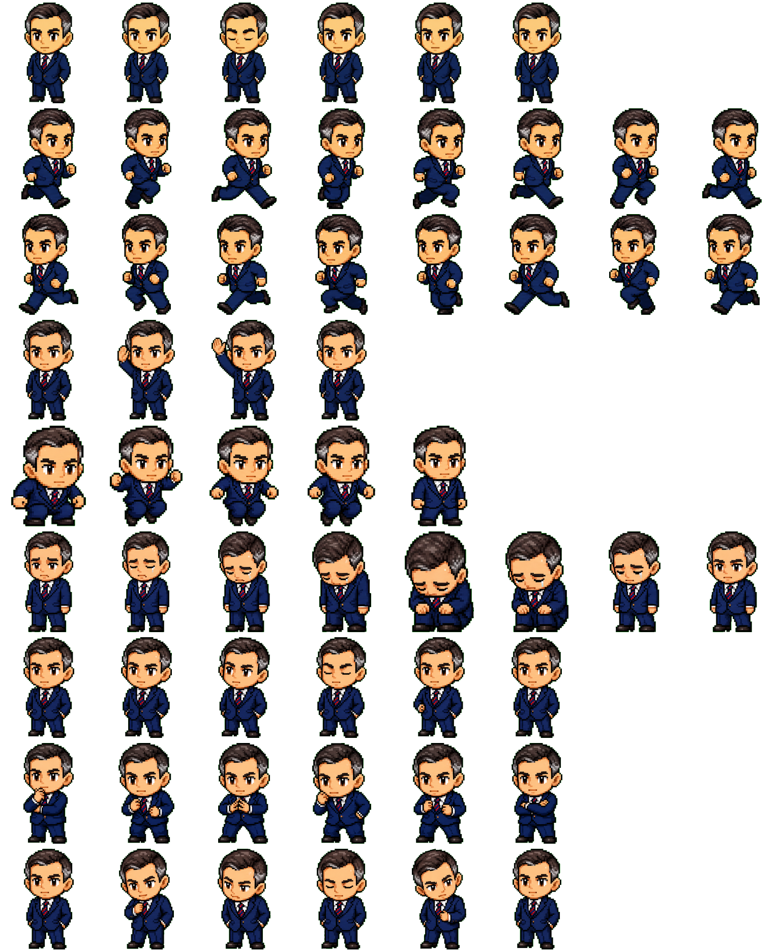 President spritesheet preview