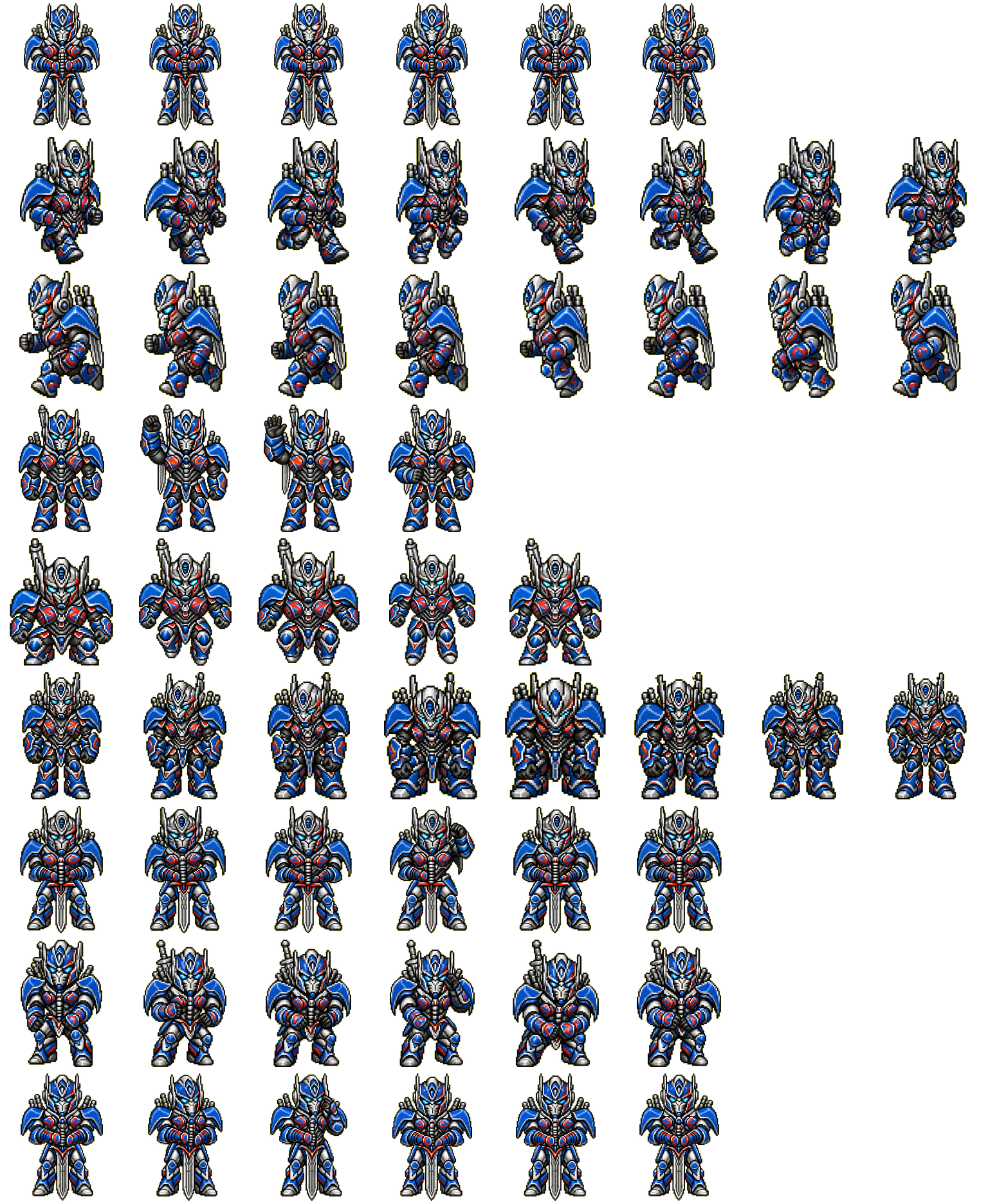 Primeblade Codex Pet アニメーションデスクトップペットのプレビュー