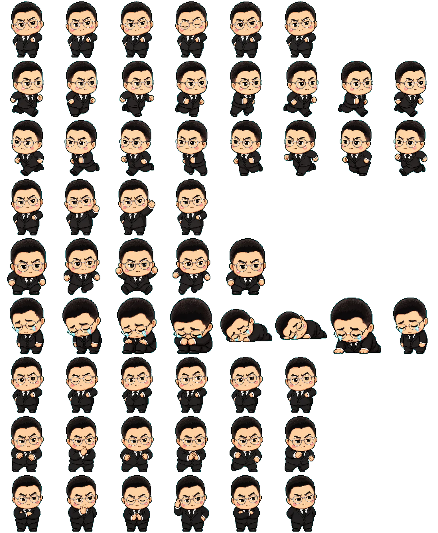 Prince Run spritesheet preview
