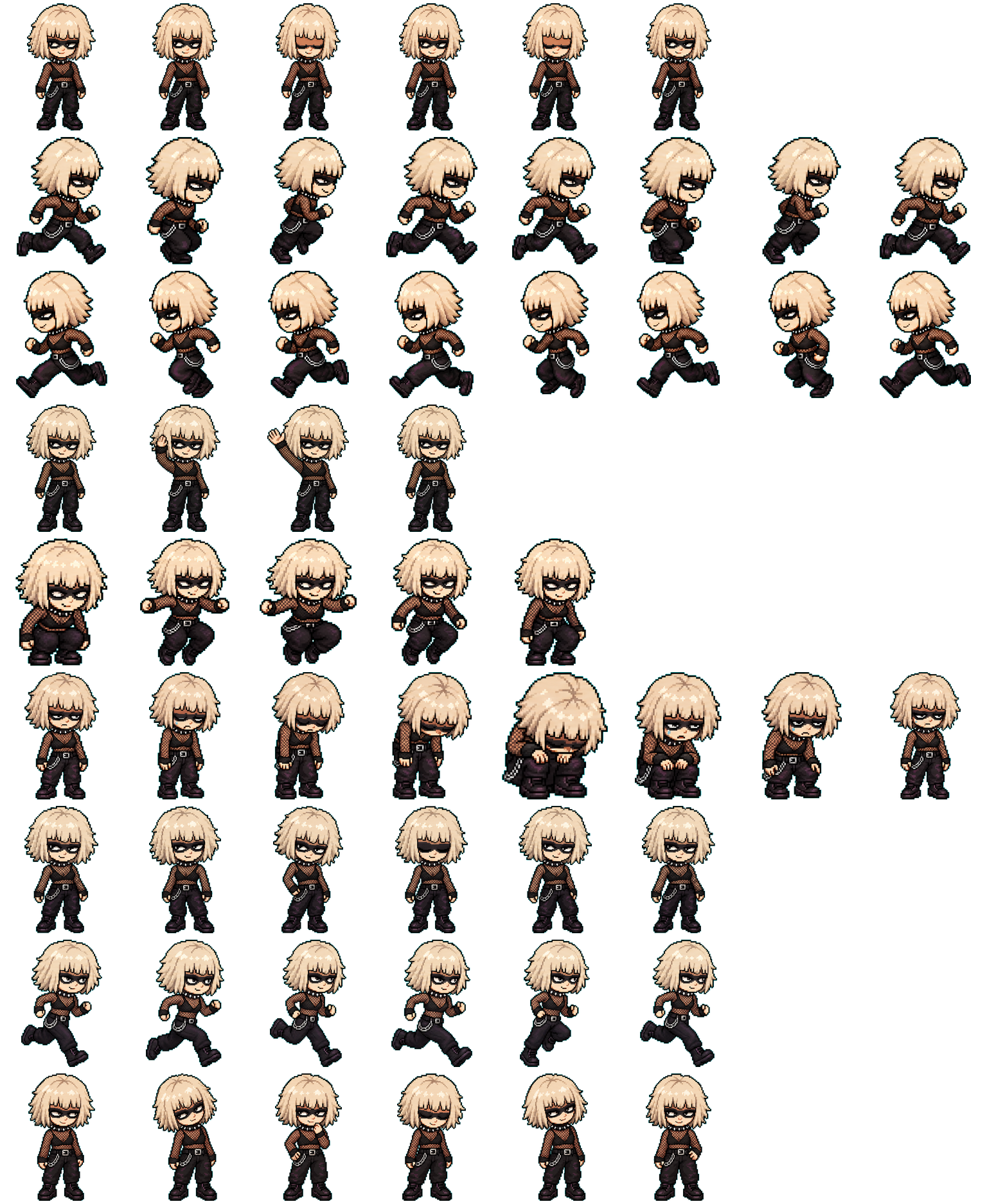 Pris spritesheet preview