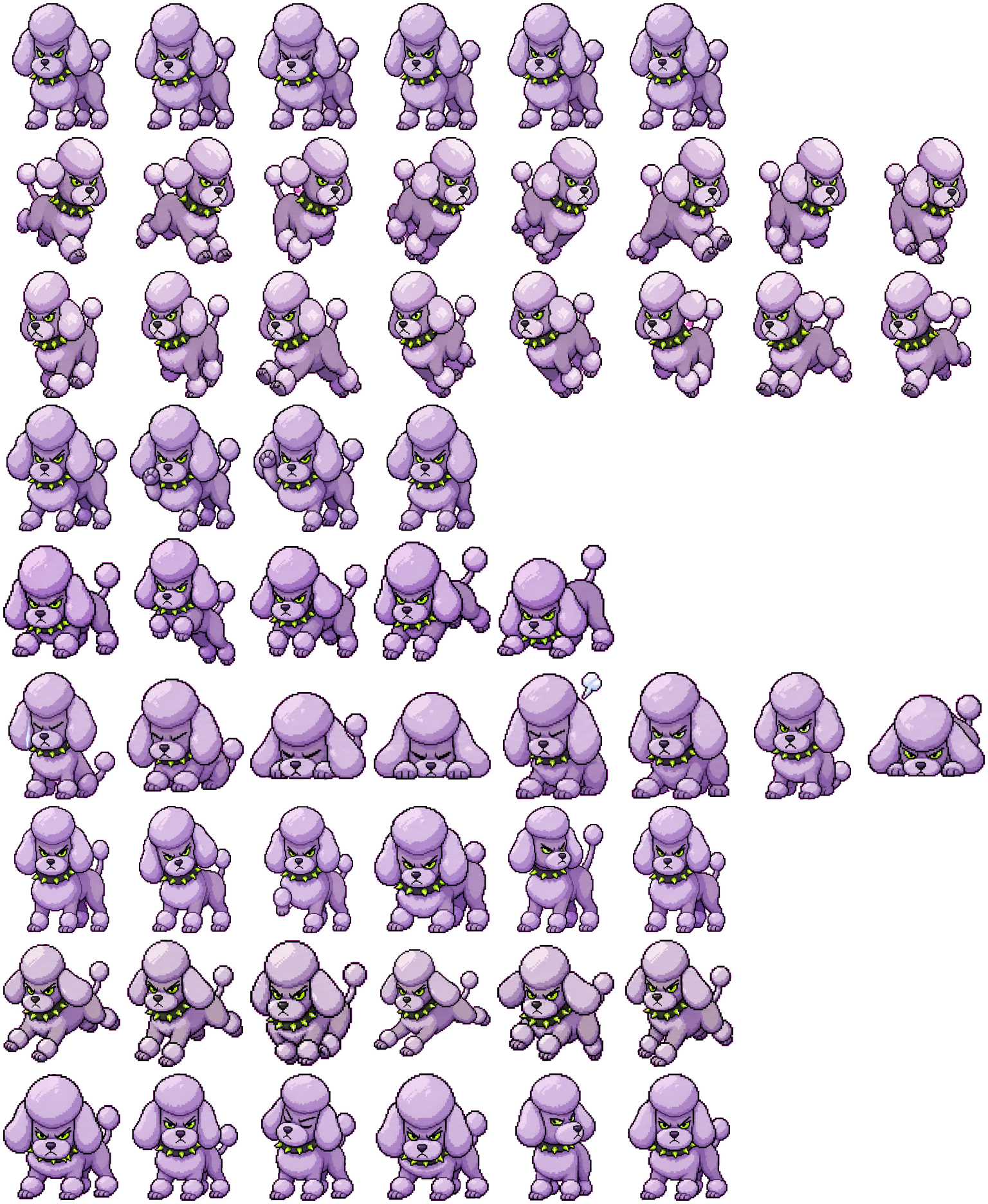 Puffel spritesheet preview