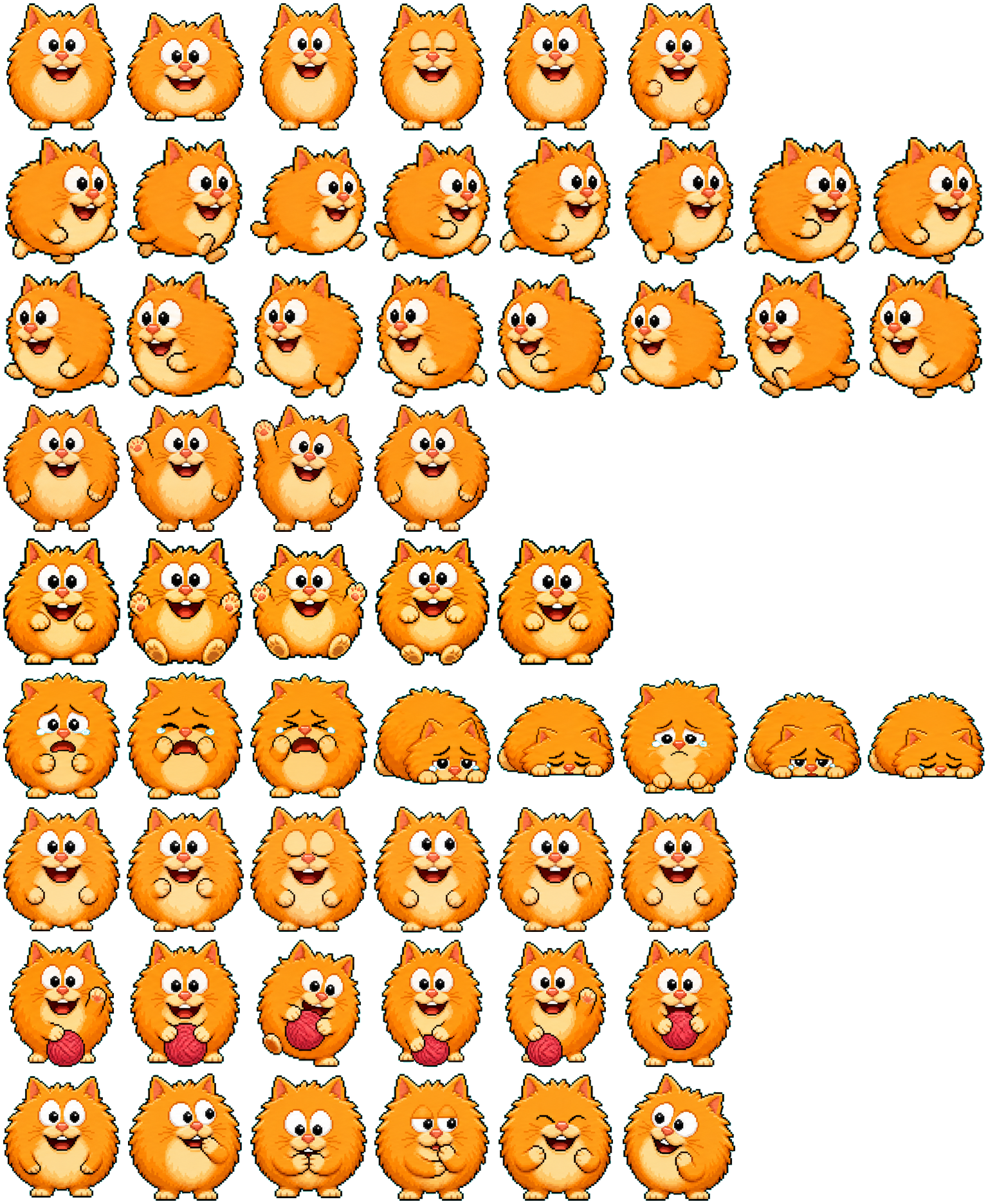 Puffkin spritesheet preview