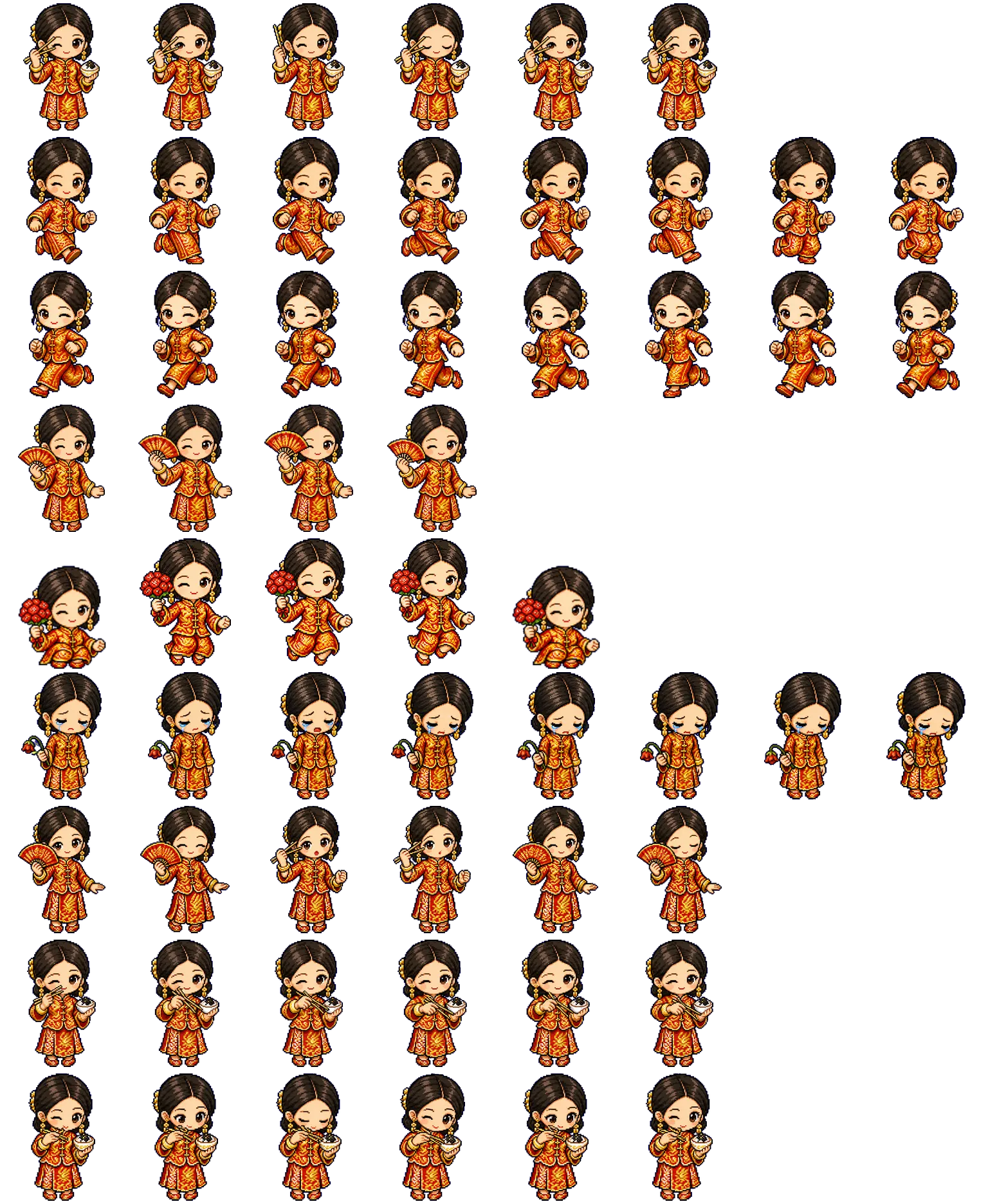 PW_bride spritesheet preview