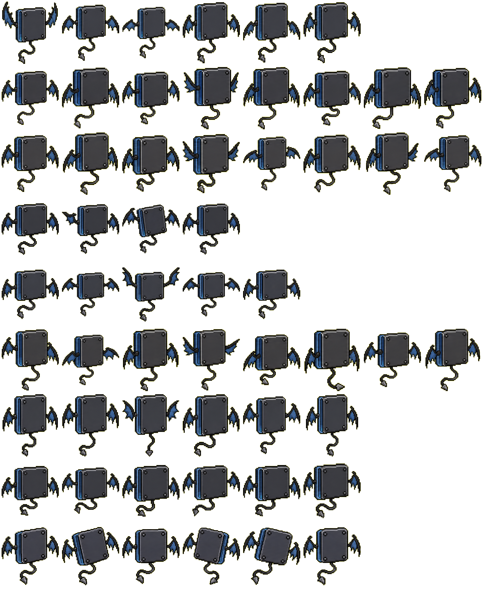QED spritesheet preview