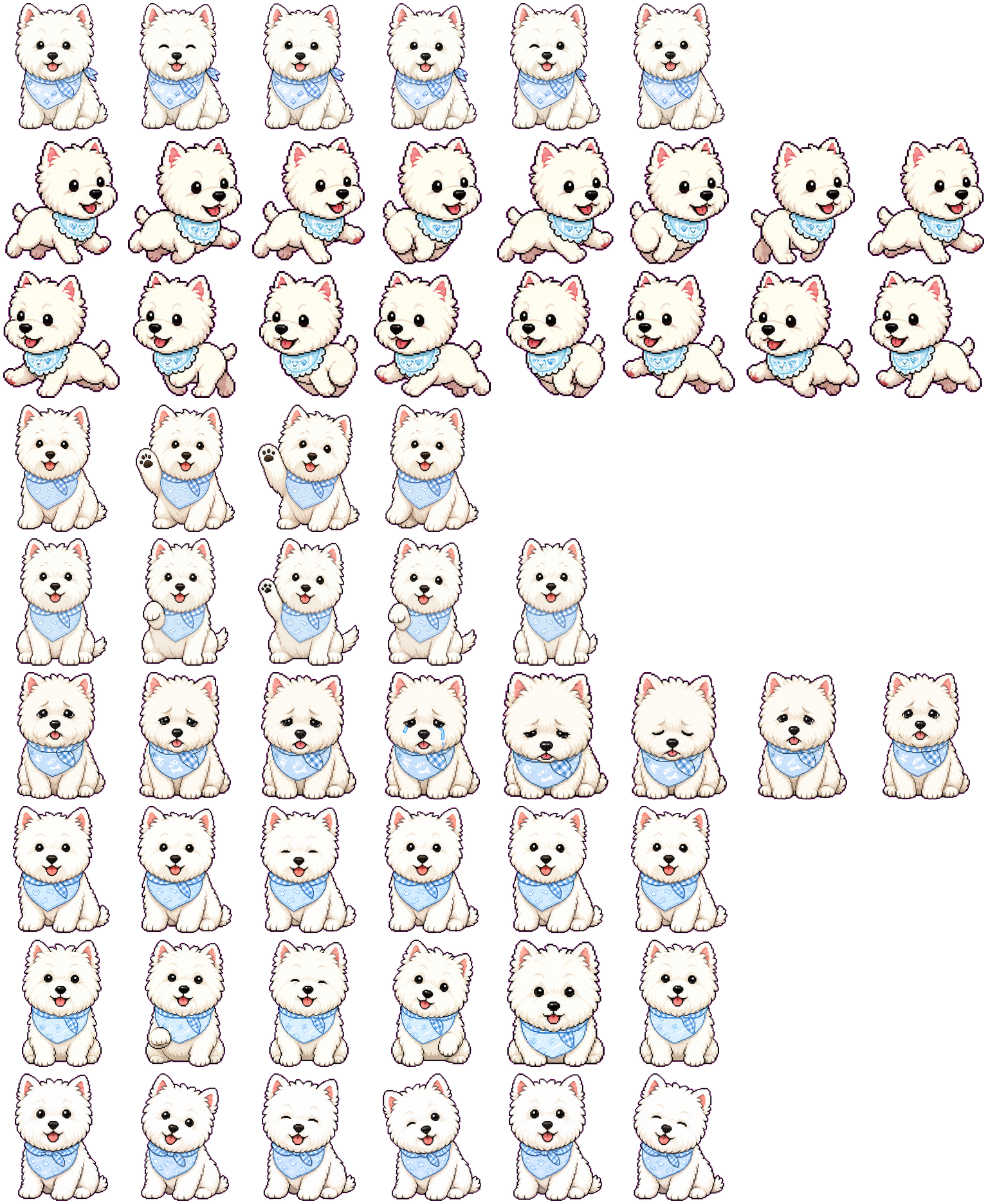 钱钱 spritesheet preview