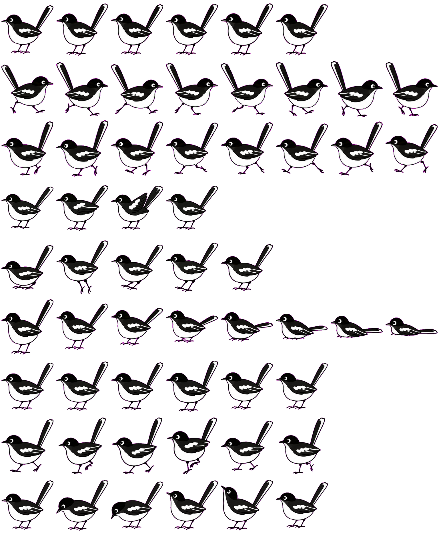 Oriental Magpie-Robin 鹊鸲小鸟 Codex Pet 动态桌面宠物预览图