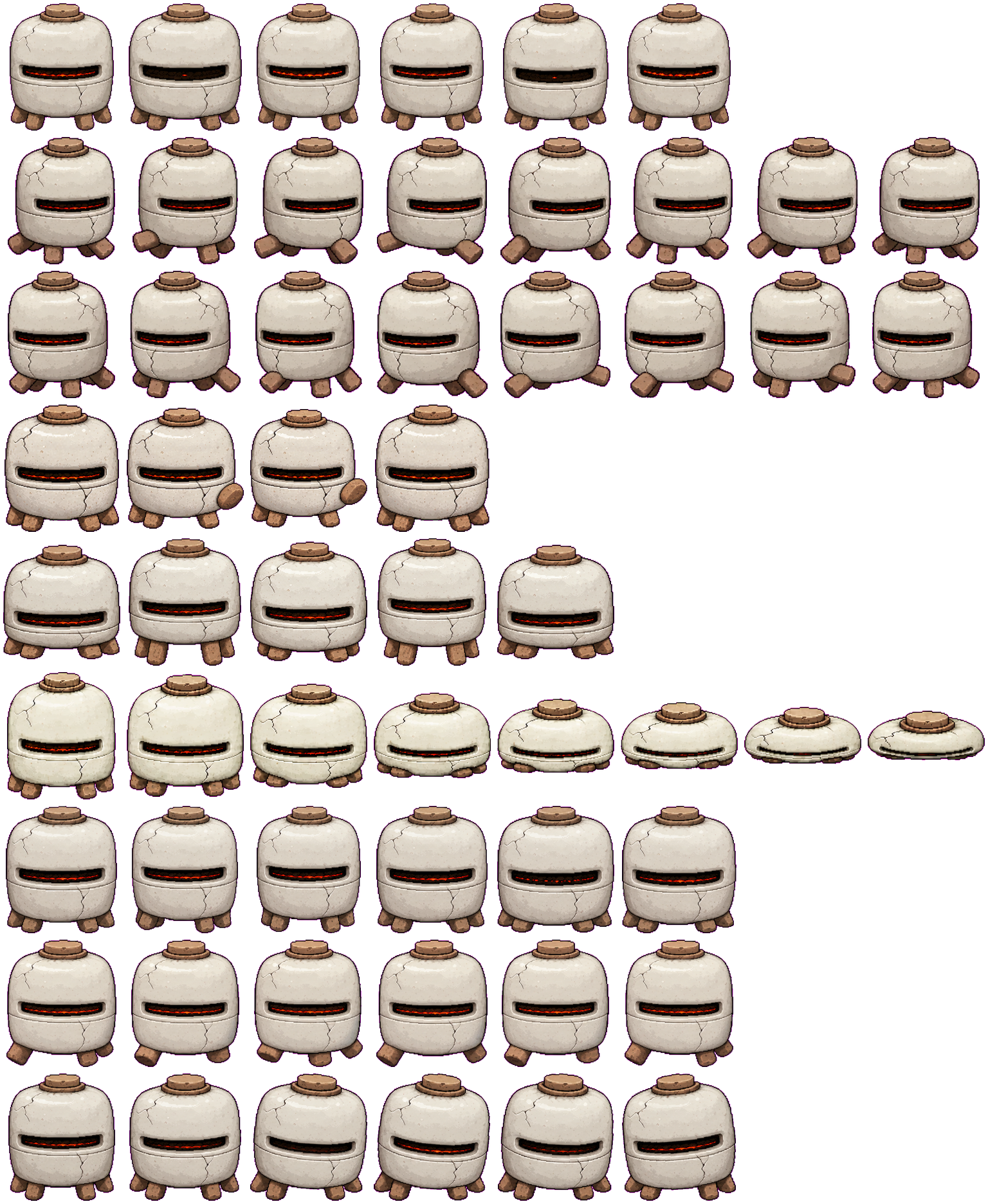 Quiet Kiln spritesheet preview