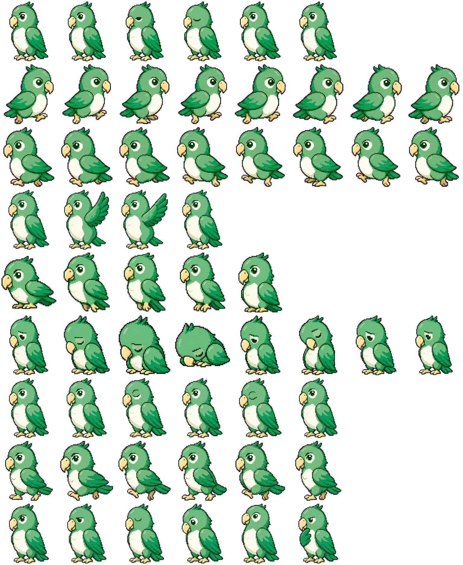 Quill spritesheet preview