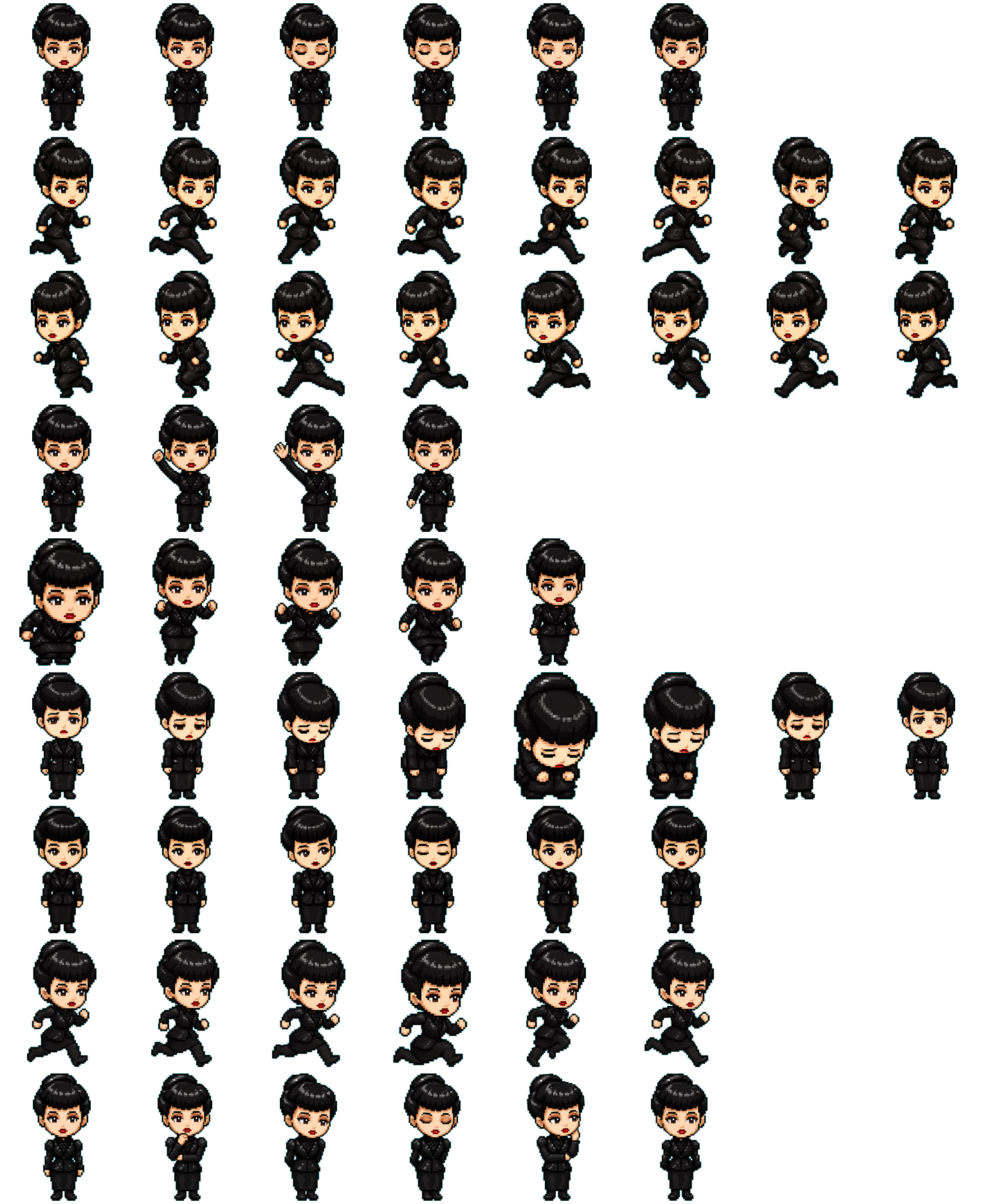 Rachael spritesheet preview
