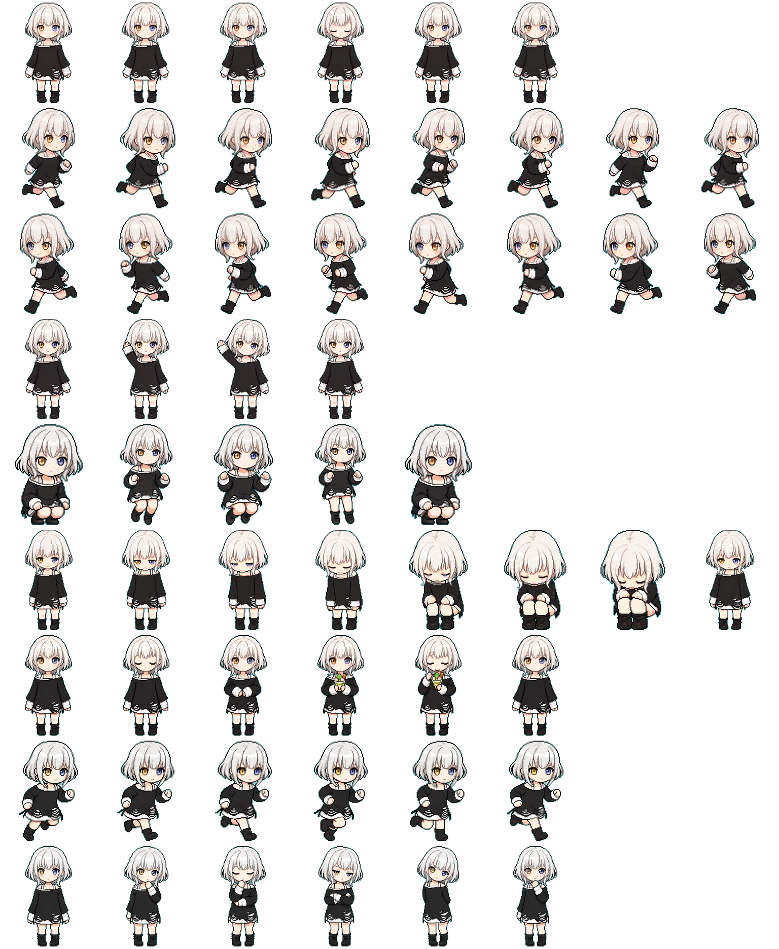 Rana spritesheet preview
