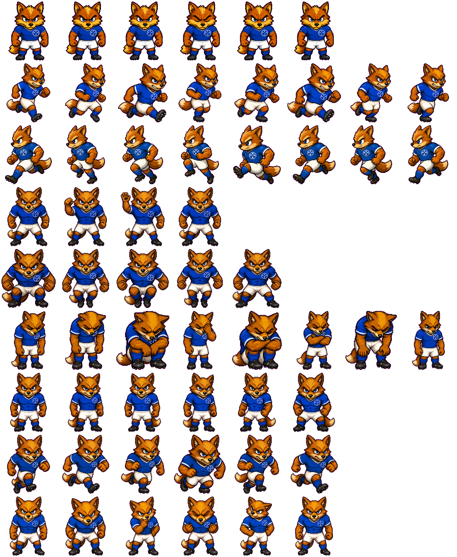 Raposão spritesheet preview