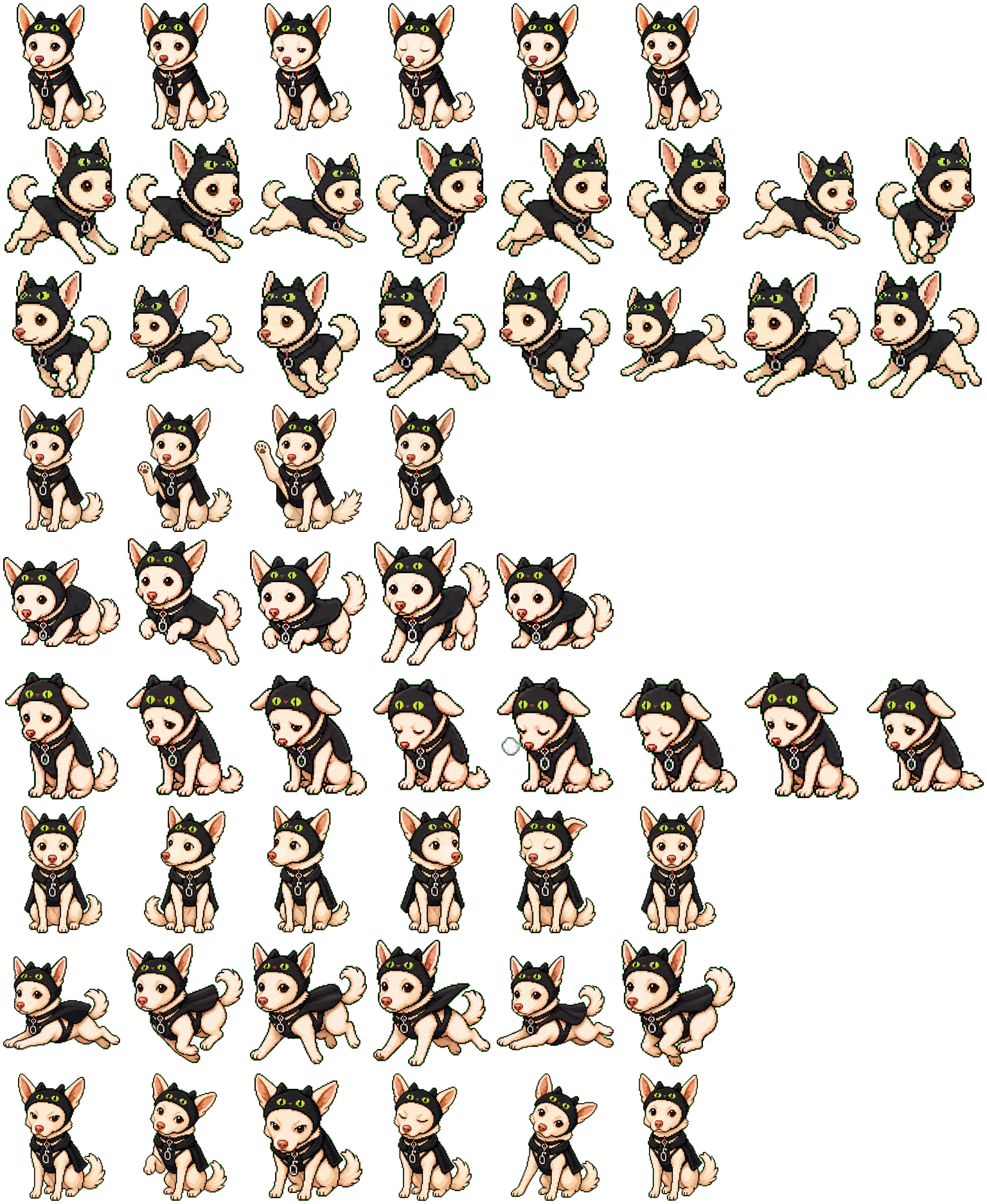 Rayna spritesheet preview