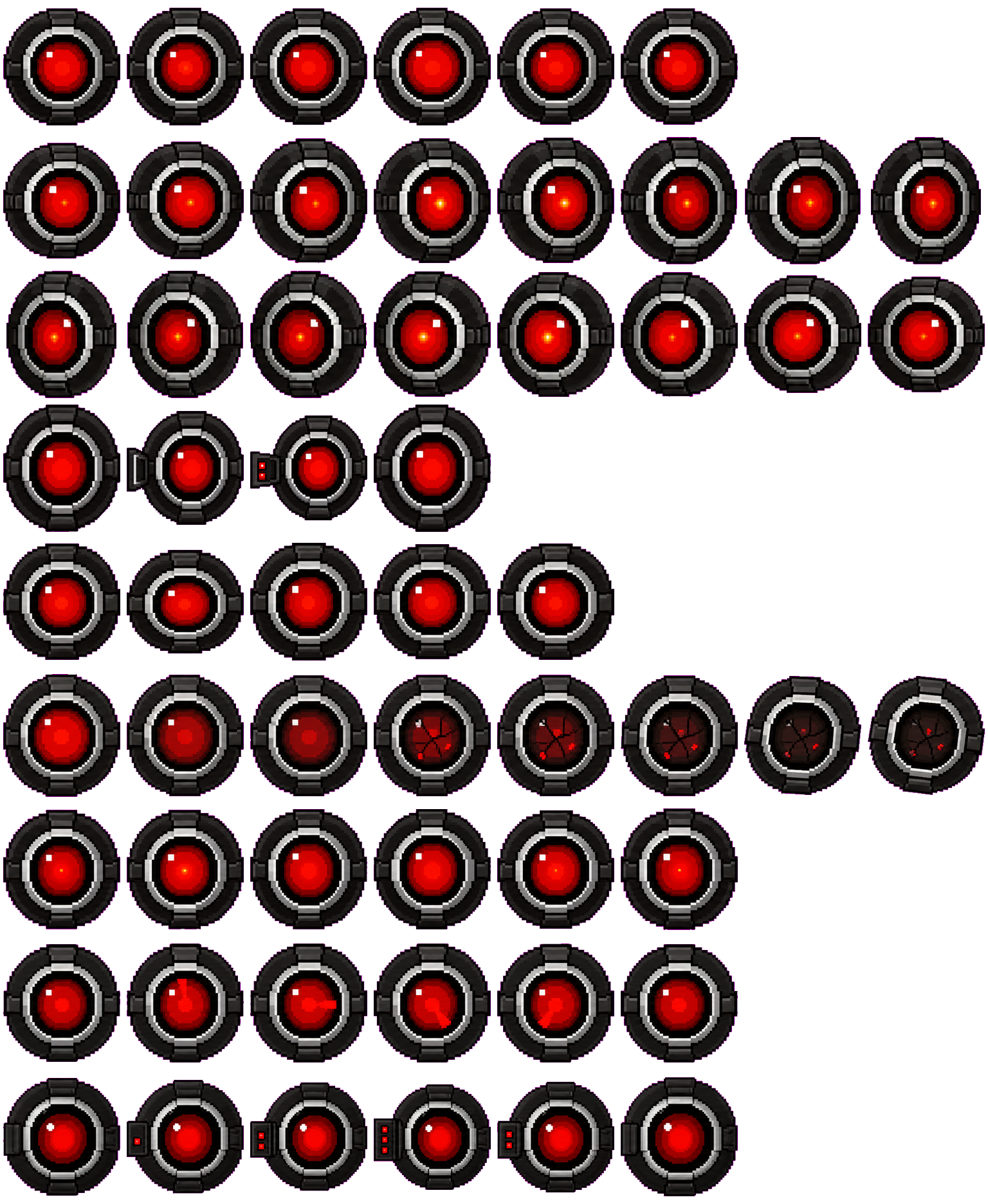 Red Lens Roommate spritesheet preview