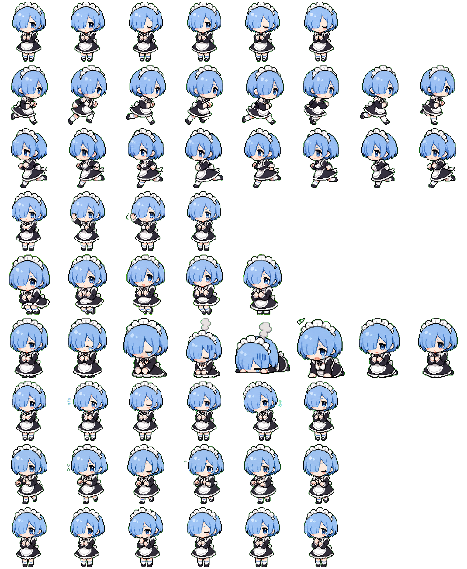 Rem spritesheet preview