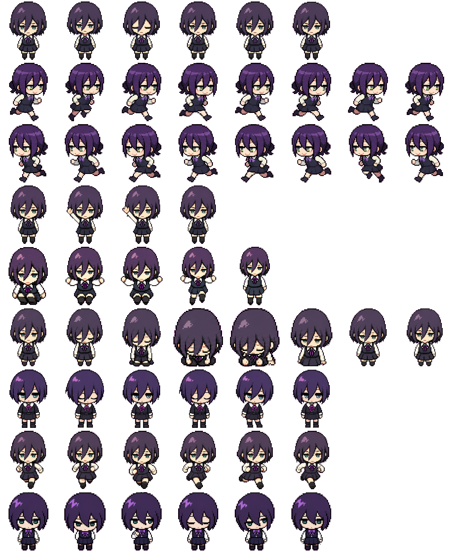 Reze spritesheet preview