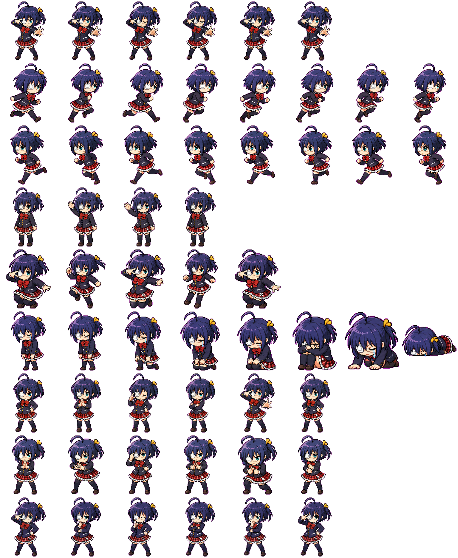 小鸟游六花 spritesheet preview