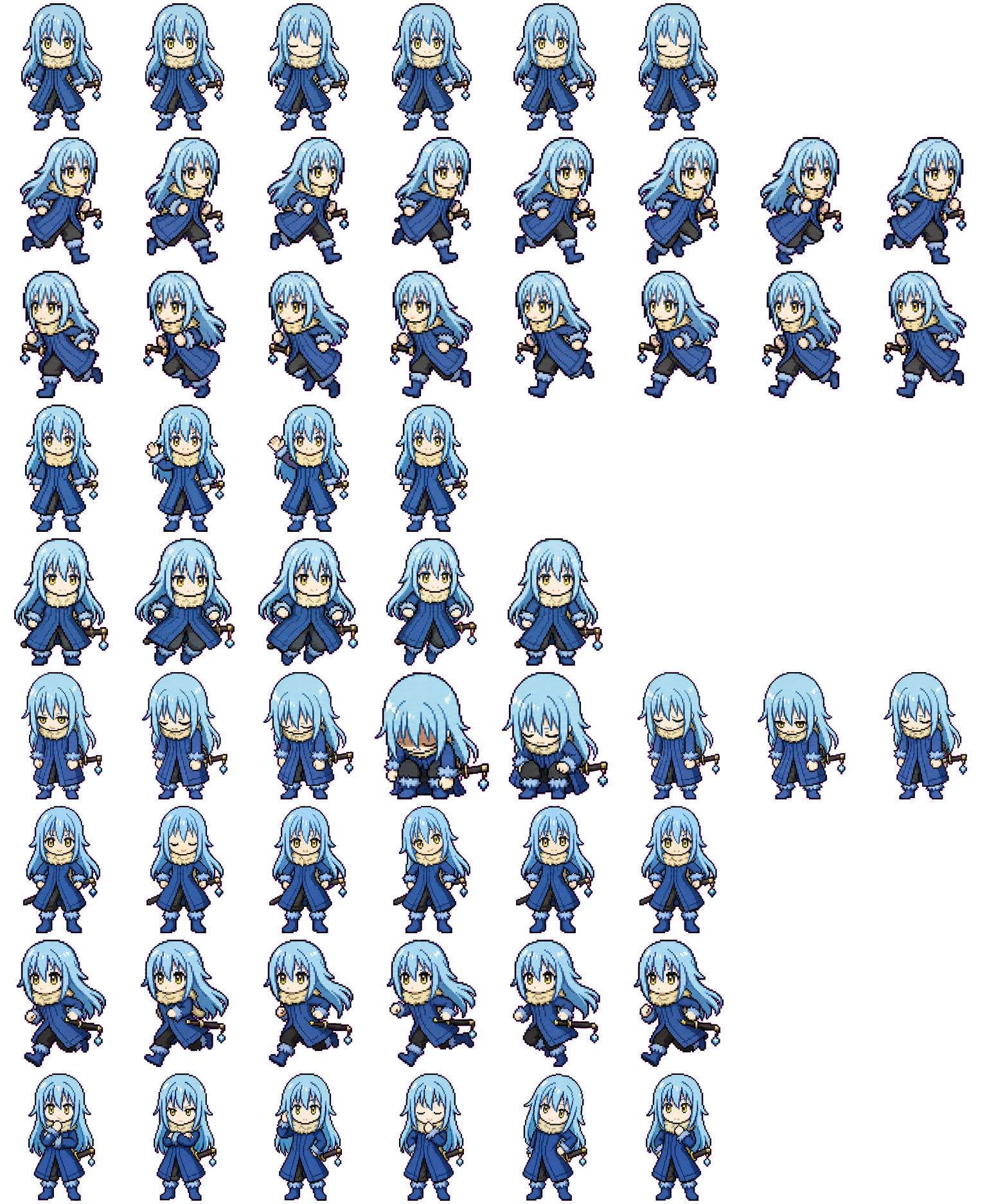 Rimuru spritesheet preview
