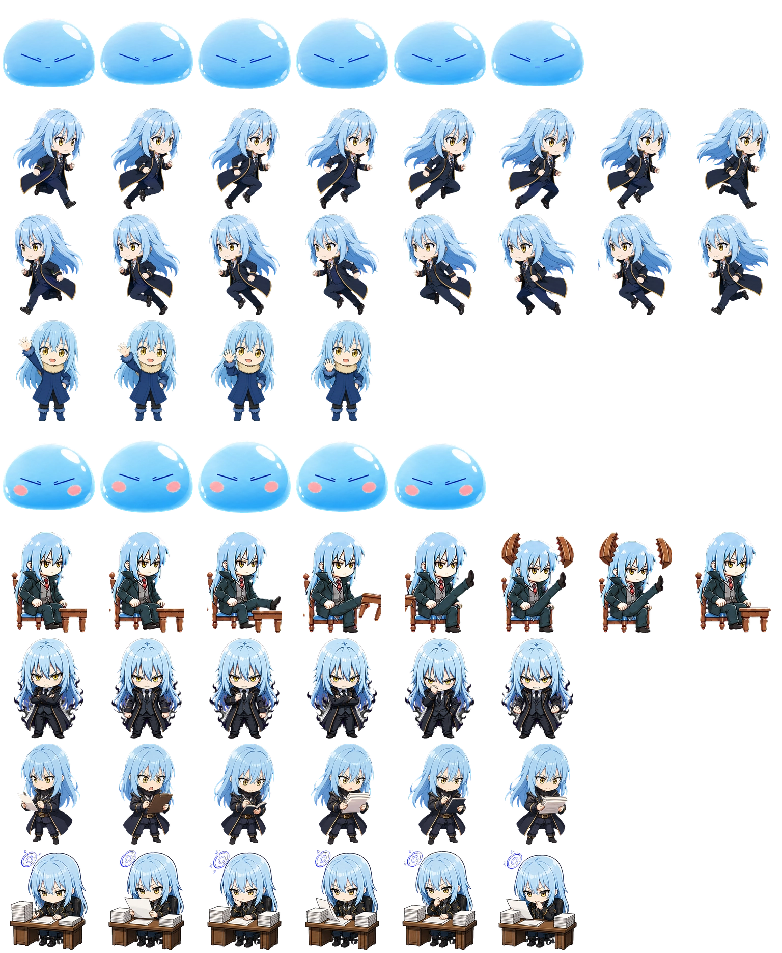 Rimuru Tempest Codex Pet アニメーションデスクトップペットのプレビュー