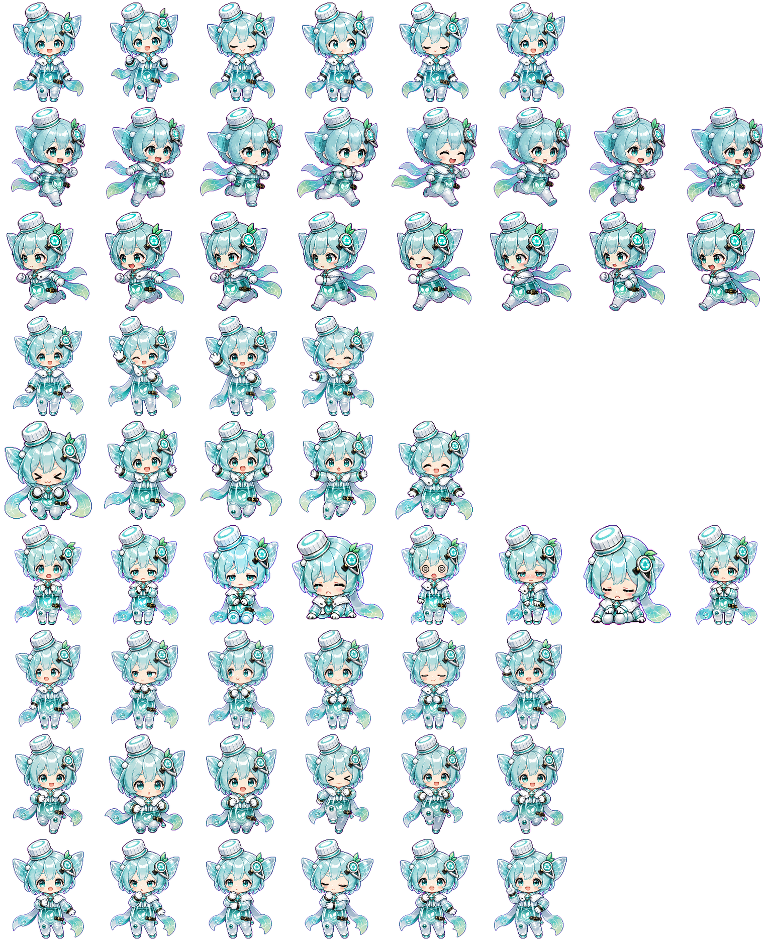 Risa spritesheet preview