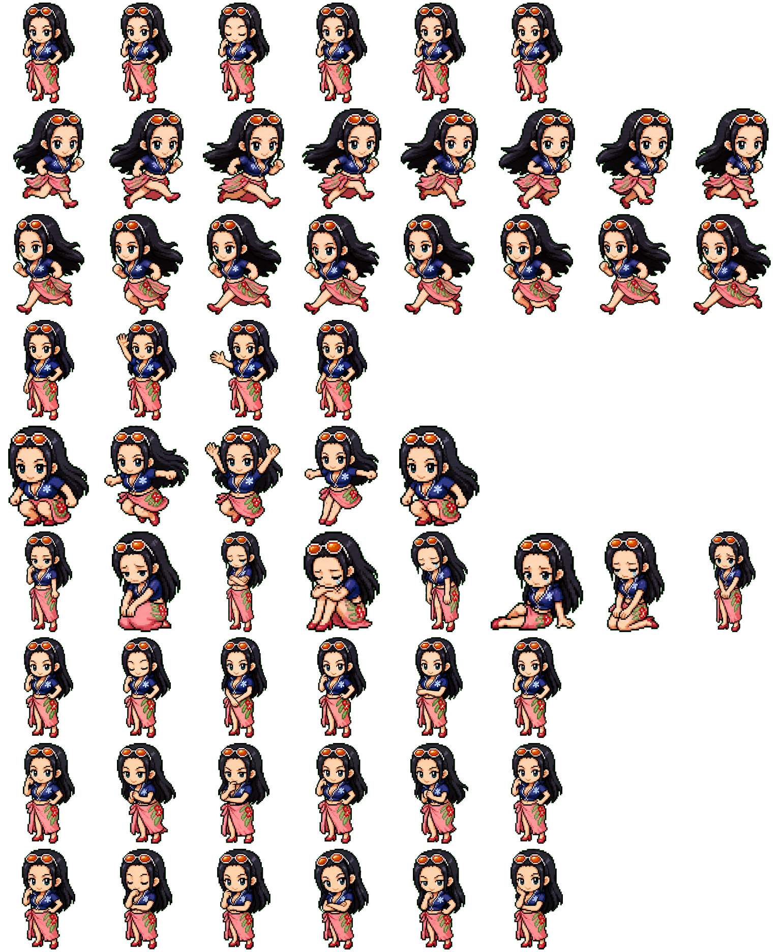 Robin spritesheet preview