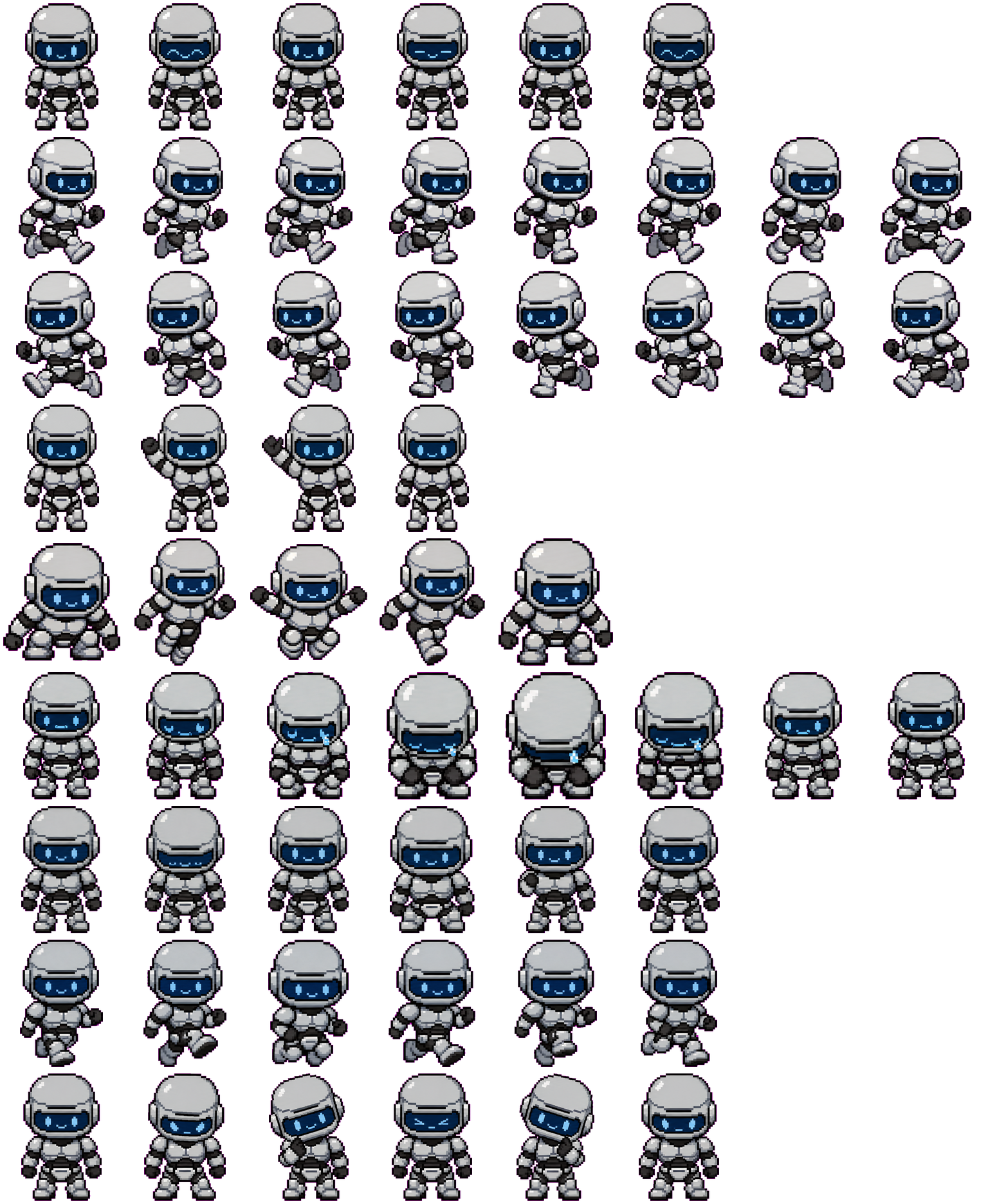 RoboCop spritesheet preview