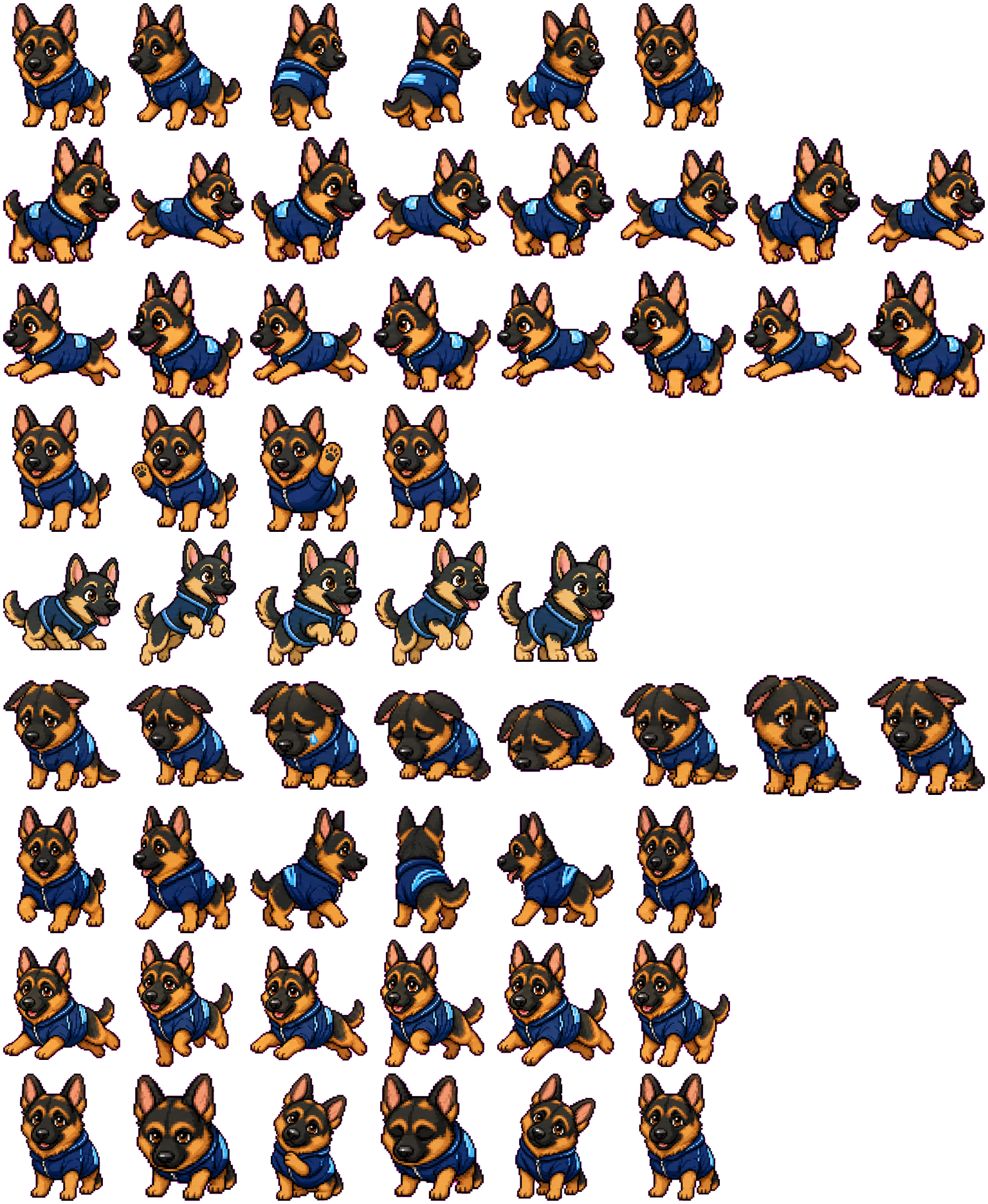 Rocco spritesheet preview