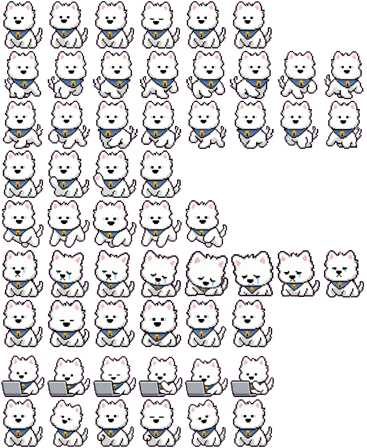 Rolling spritesheet preview