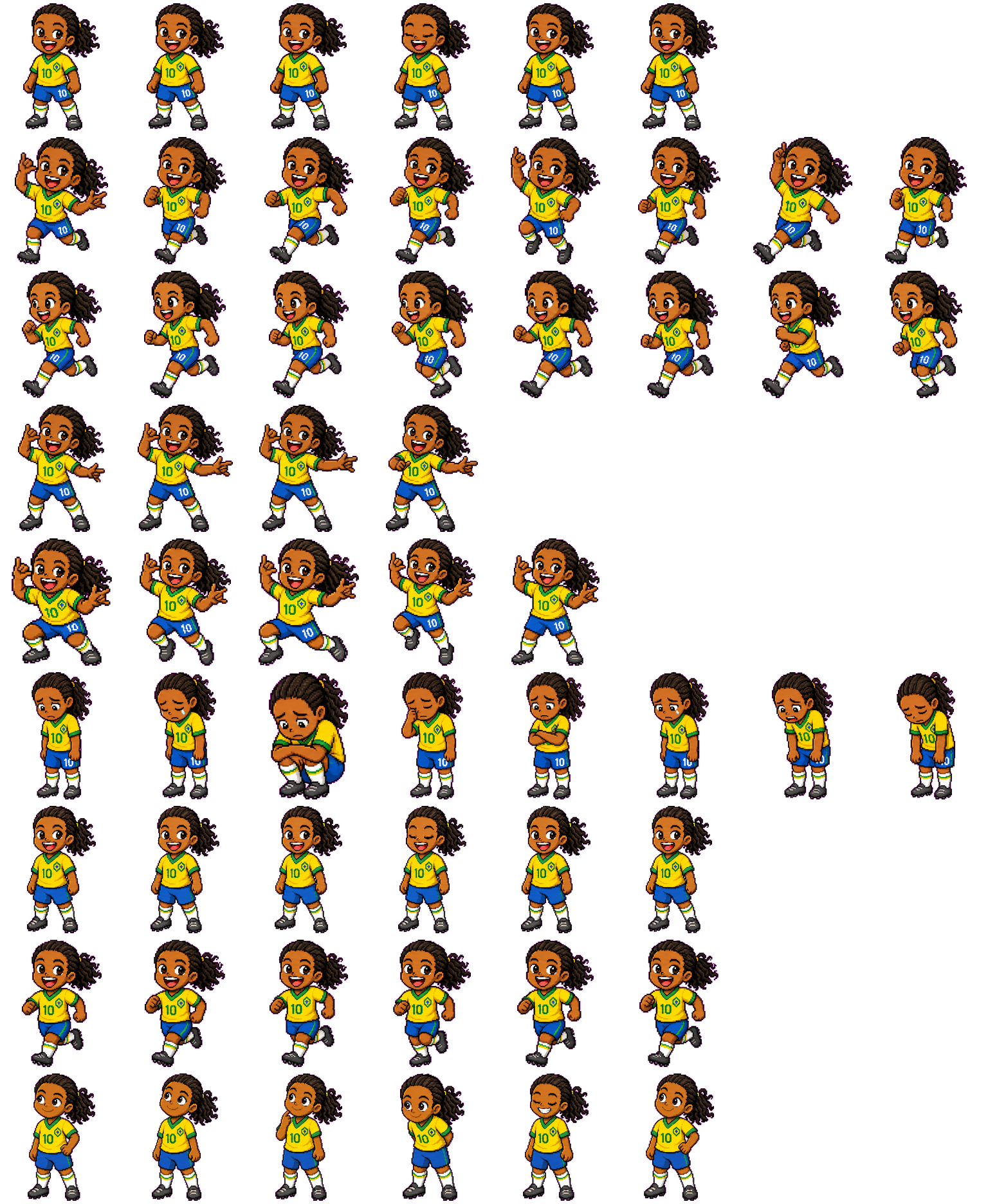 Ronnie spritesheet preview