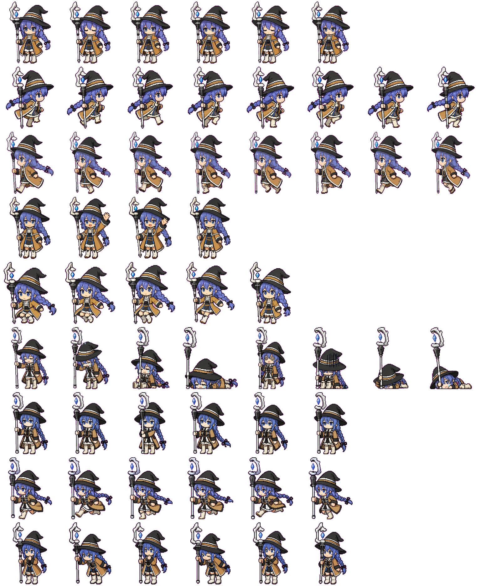 Roxy Pixel spritesheet preview