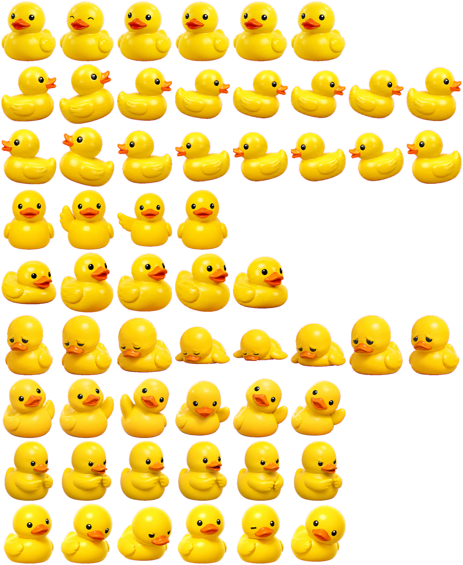Rubber Duck Codex Pet アニメーションデスクトップペットのプレビュー