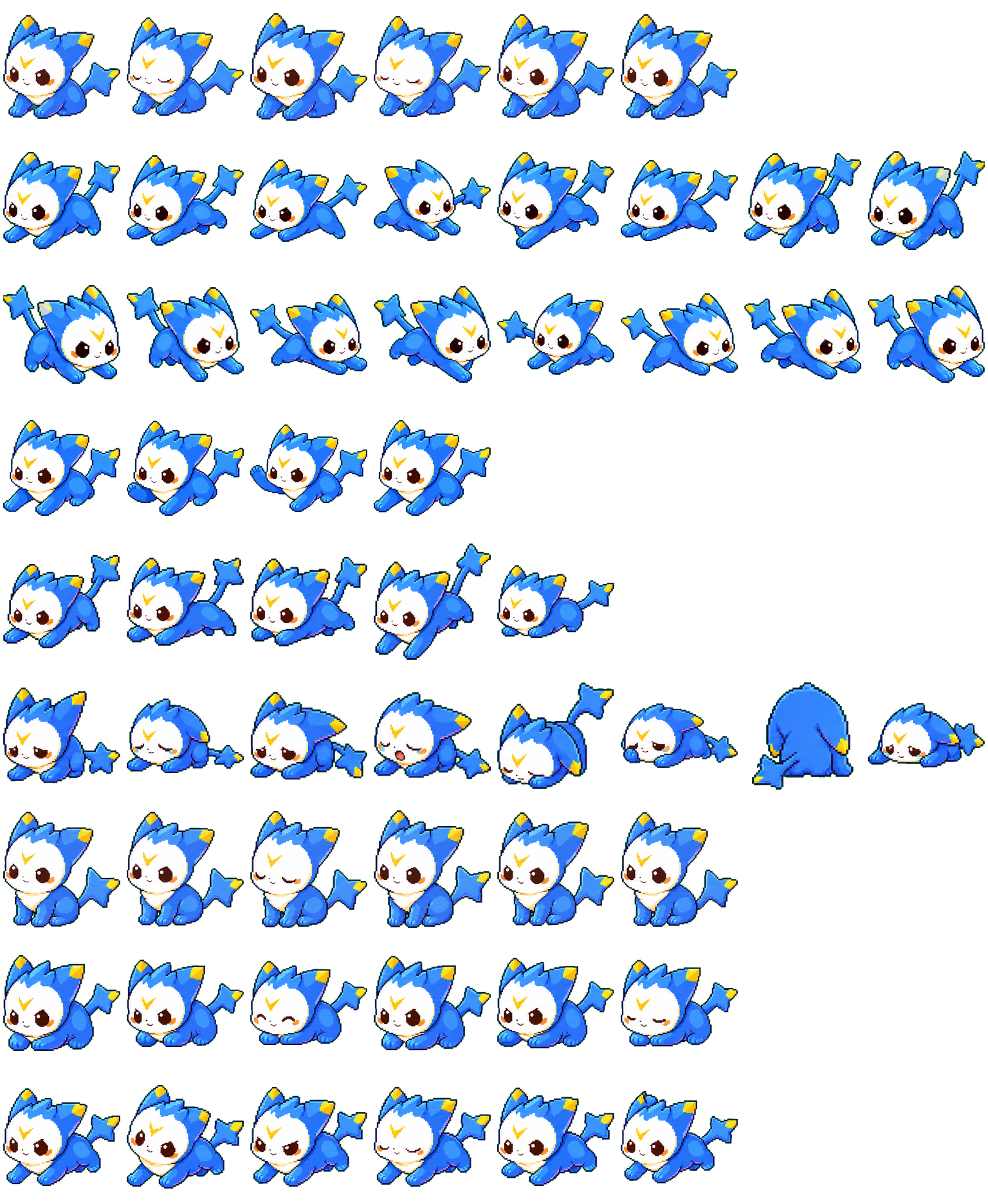 Dimo spritesheet preview