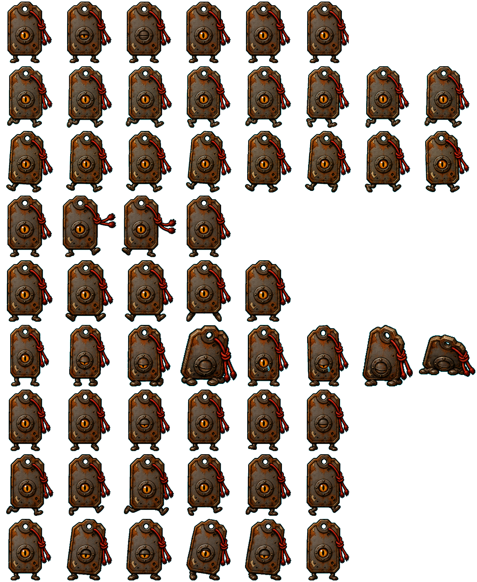 Rust Cartouche animated desktop pet preview for Codex Pet