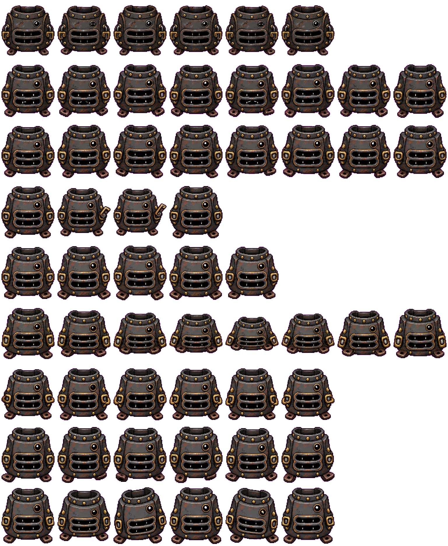 Rust Vent Mask Codex Pet アニメーションデスクトップペットのプレビュー