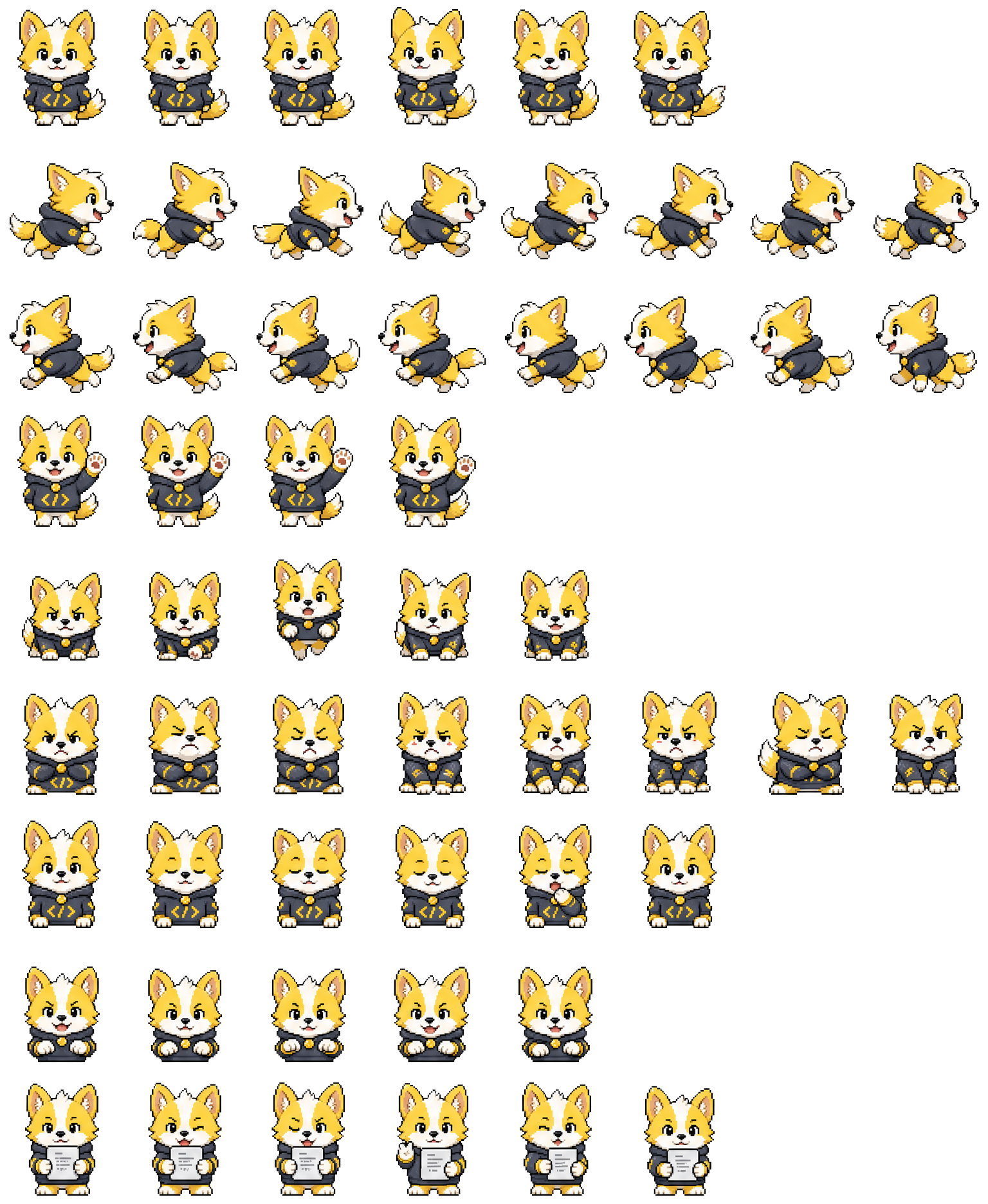 rusthound spritesheet preview