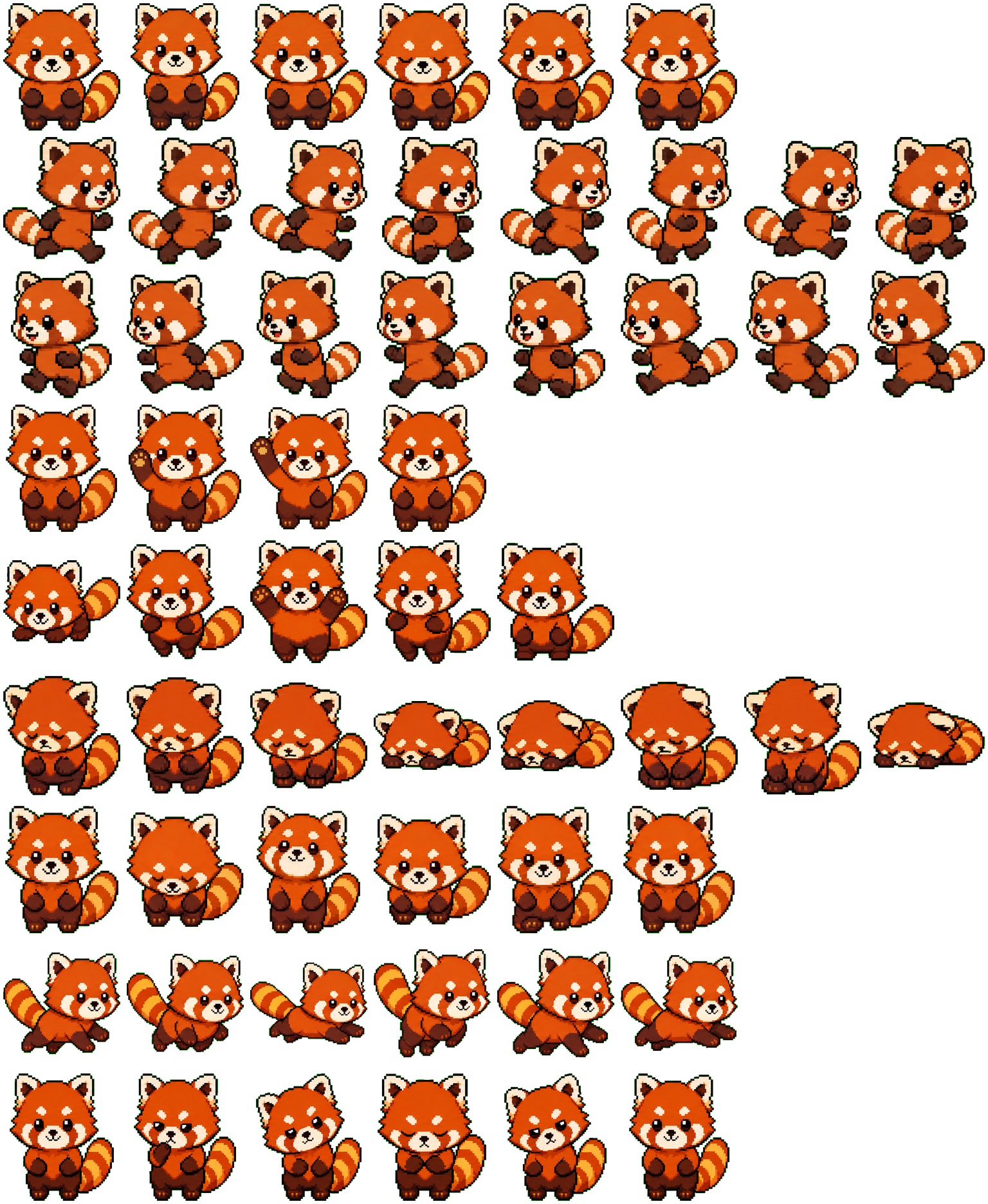 Rusty spritesheet preview