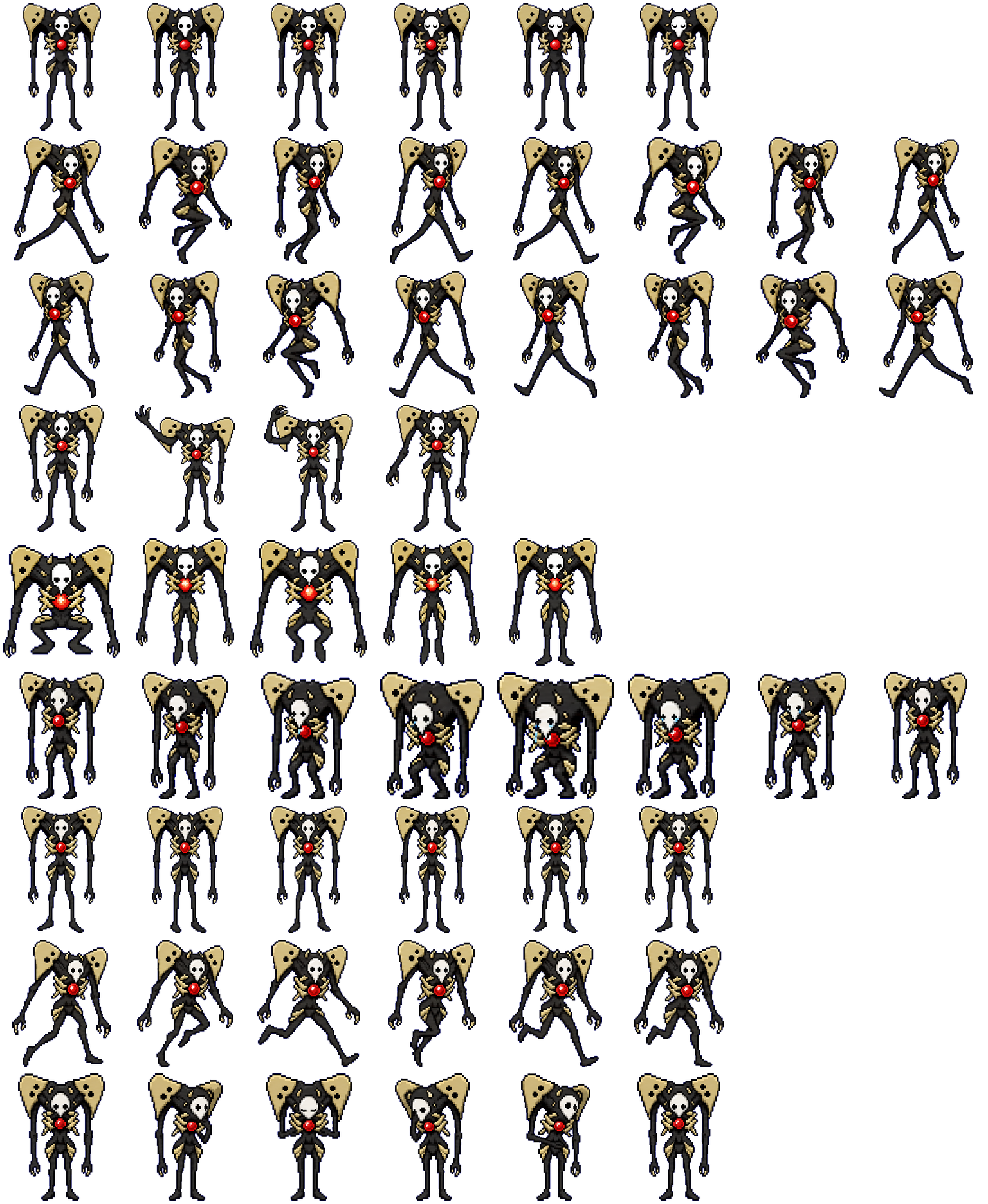 Sachiel spritesheet preview