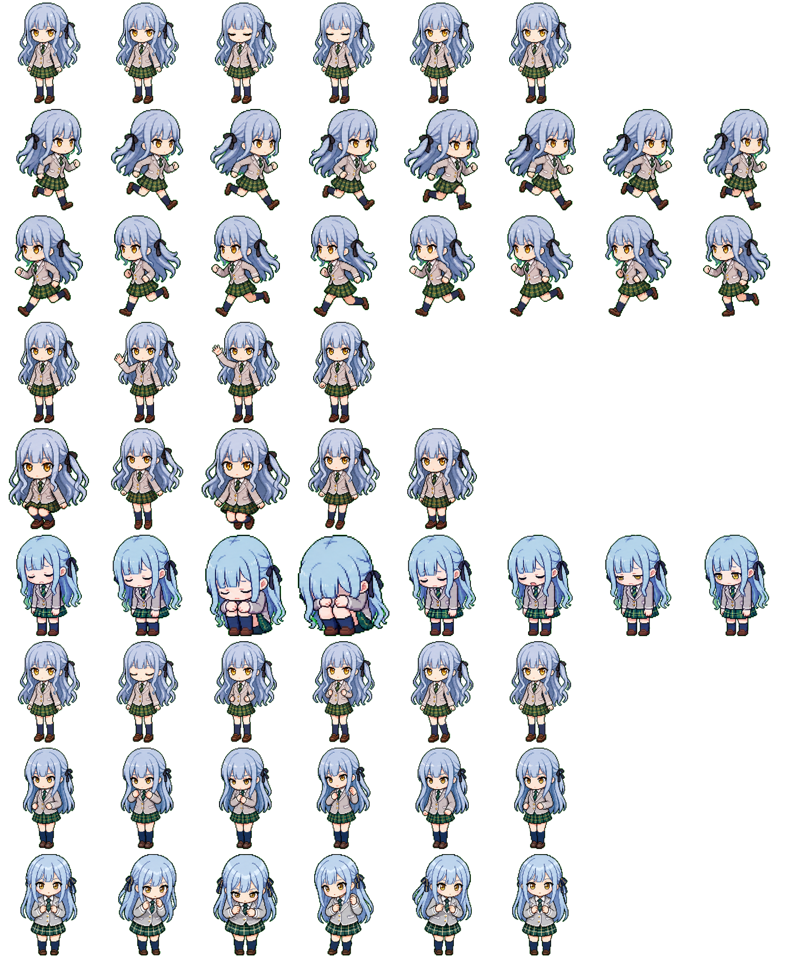 Sakiko spritesheet preview