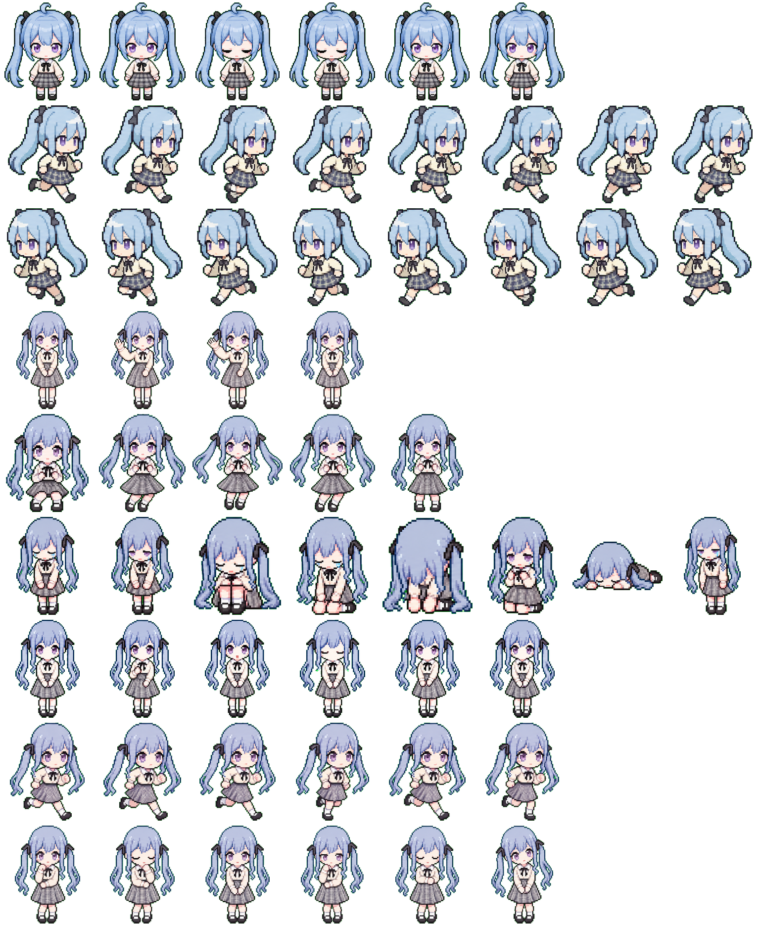 Sakiko spritesheet preview