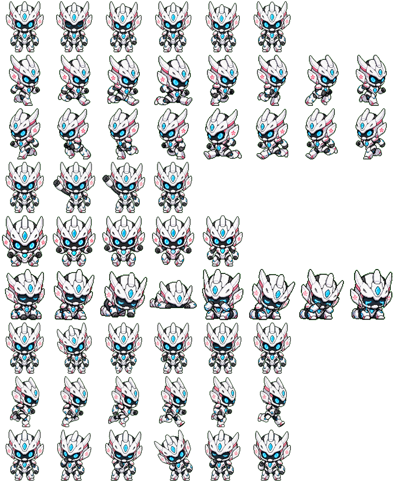 Sakura Circuit spritesheet preview